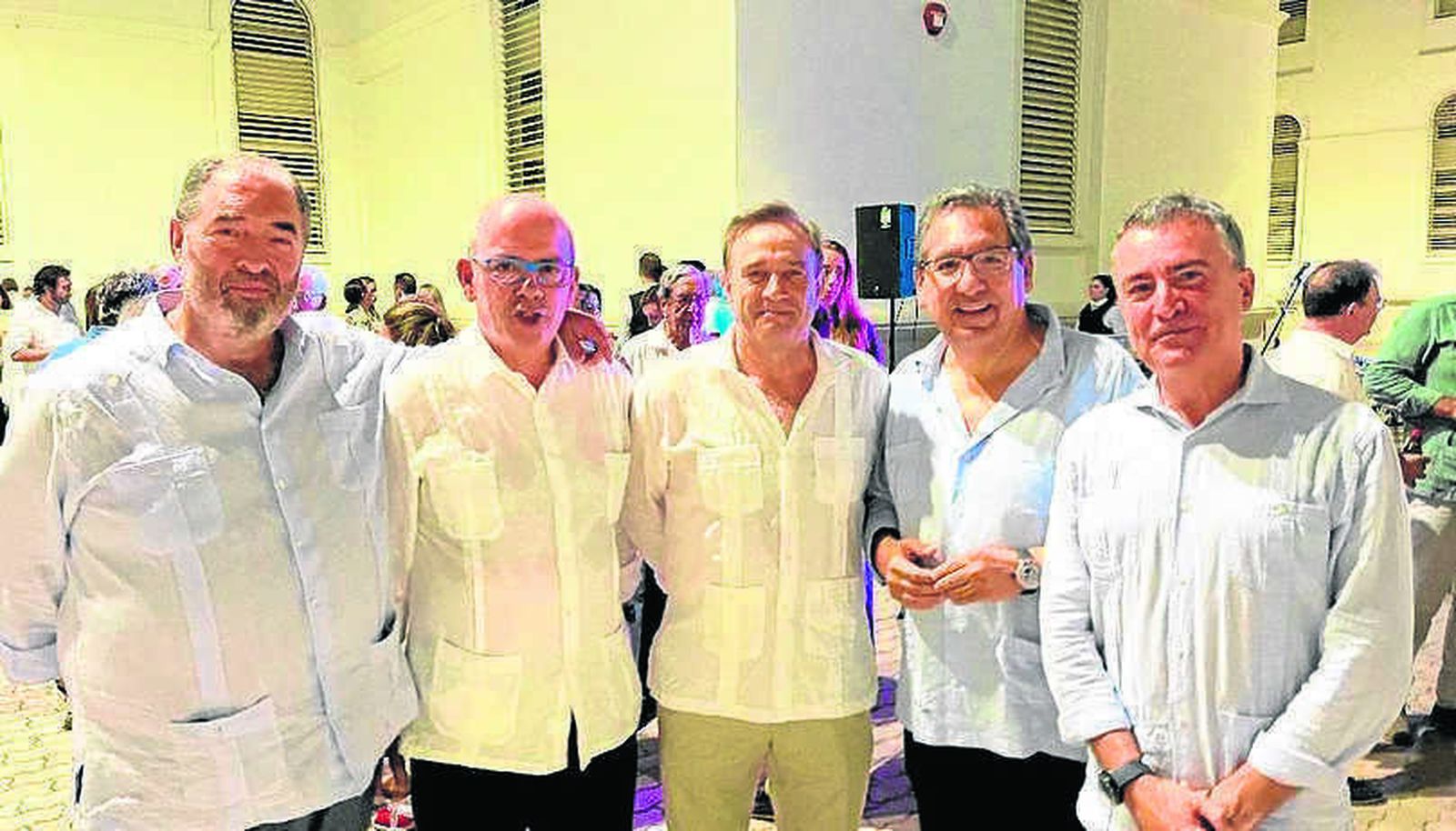 Antonio Hernandez-Rodicio, Javier Sánchez Roja, Alfonso Rodríguez Castillo, Antonio Pulido y Ángel Núñez.