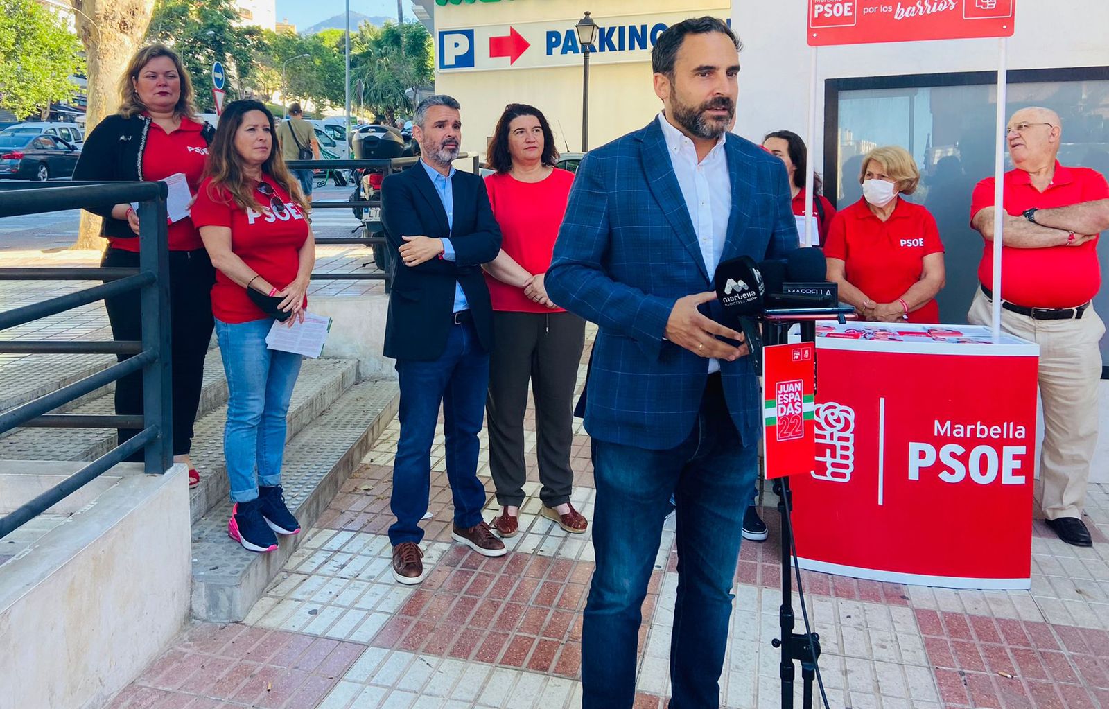 El secretario general del PSOE en Málaga, Daniel Pérez.