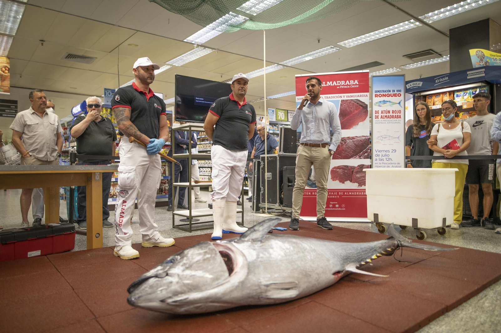 El auténtico ronqueo del atún rojo de almadraba en El Corte Inglés de Arabial