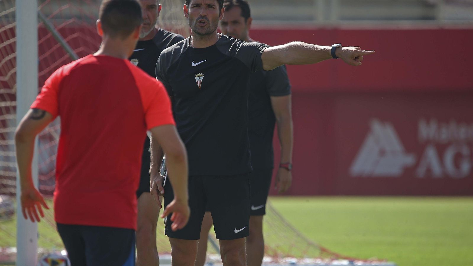 Fotos del entrenamiento del Algeciras CF en el estadio Nuevo Mirador