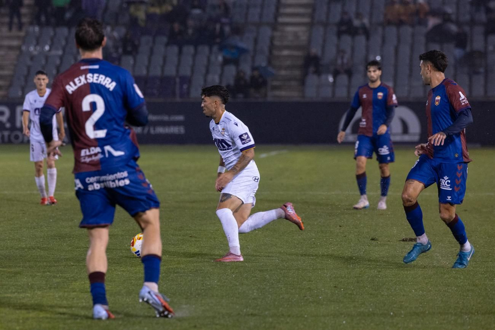 Óscar Lozano, en la eliminatoria copera ante el CD Eldense.