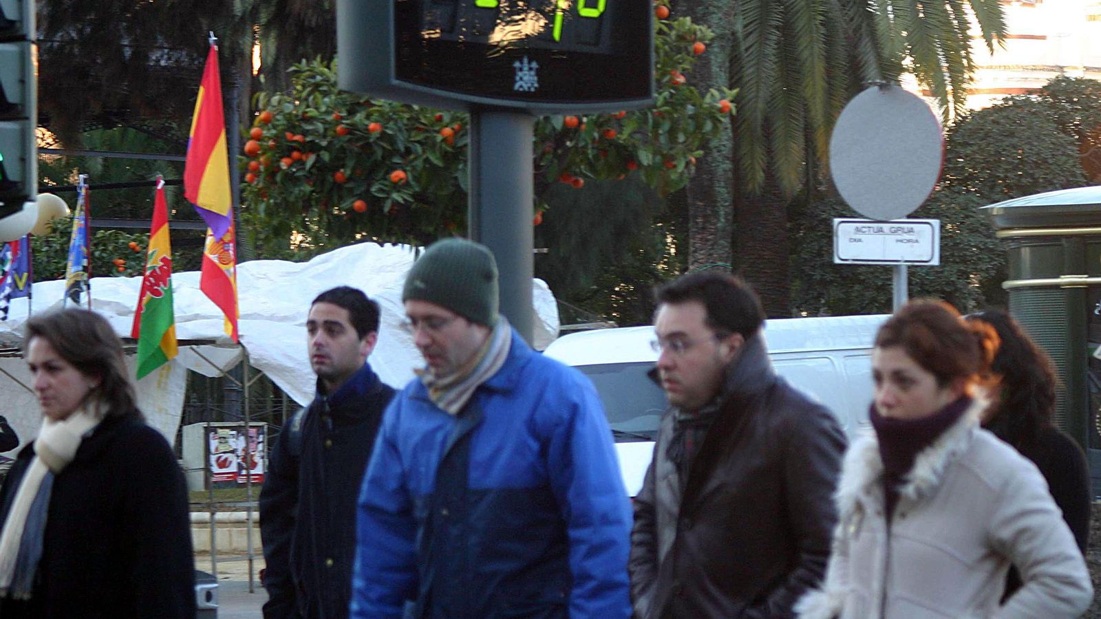 Los termómetros ya marcaban bajo cero el día antes del 28 de enero del año 2005.