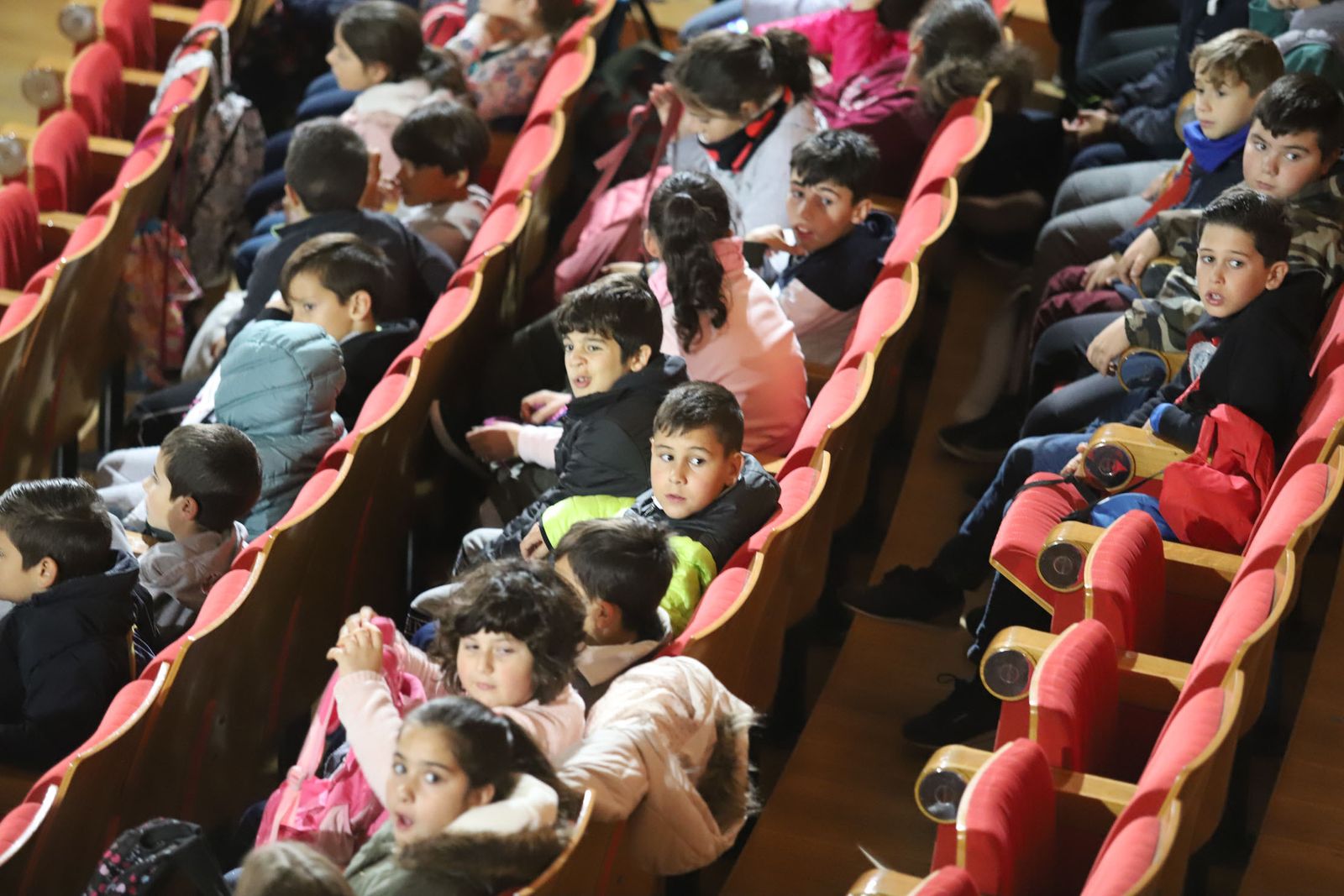 Imágenes de los mas pequeños disfrutando del Festival de Cine Iberoamericano de Huelva