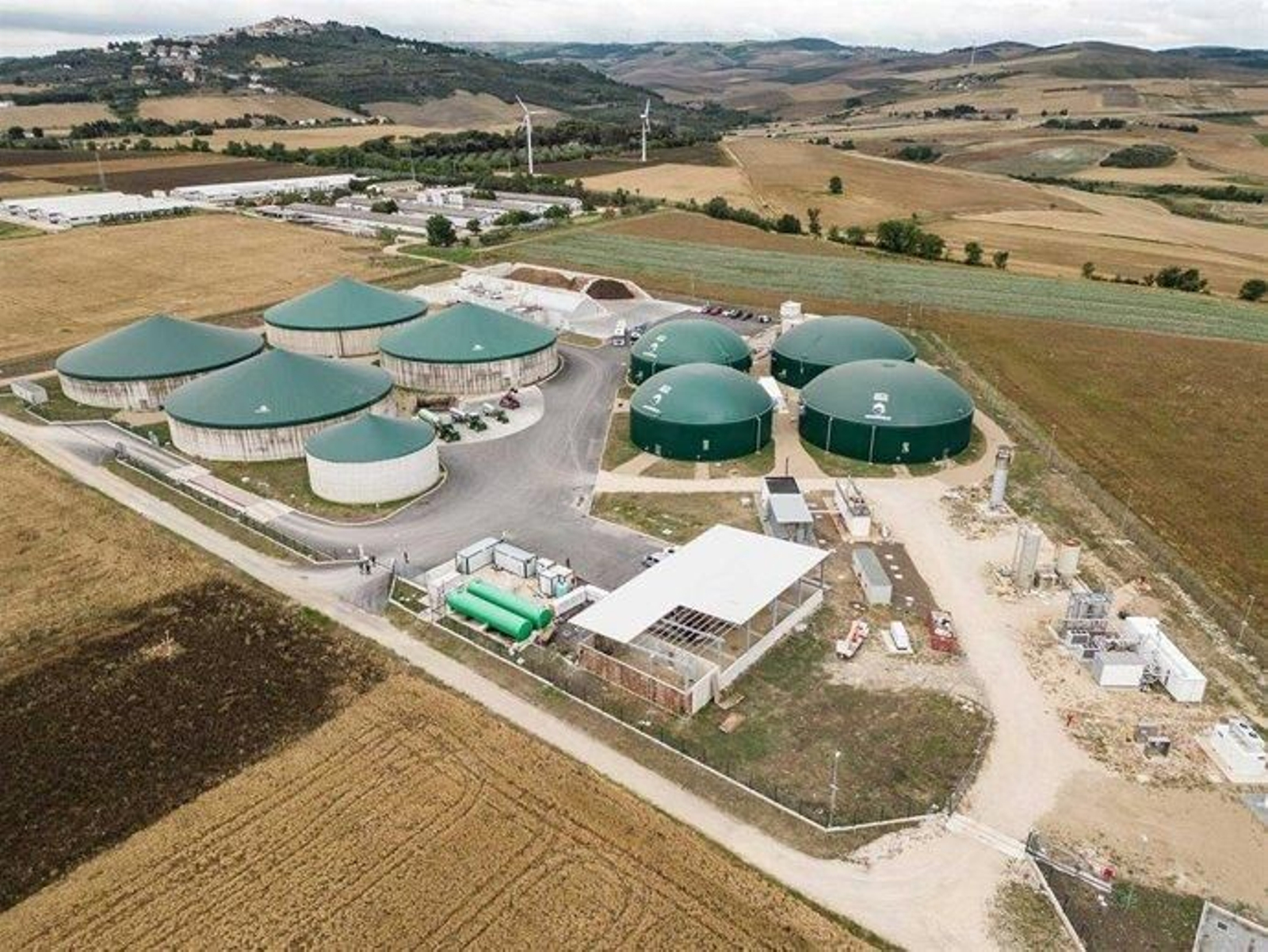 Imagen de archivo de una planta de biogás como la que se instalará en Jaén