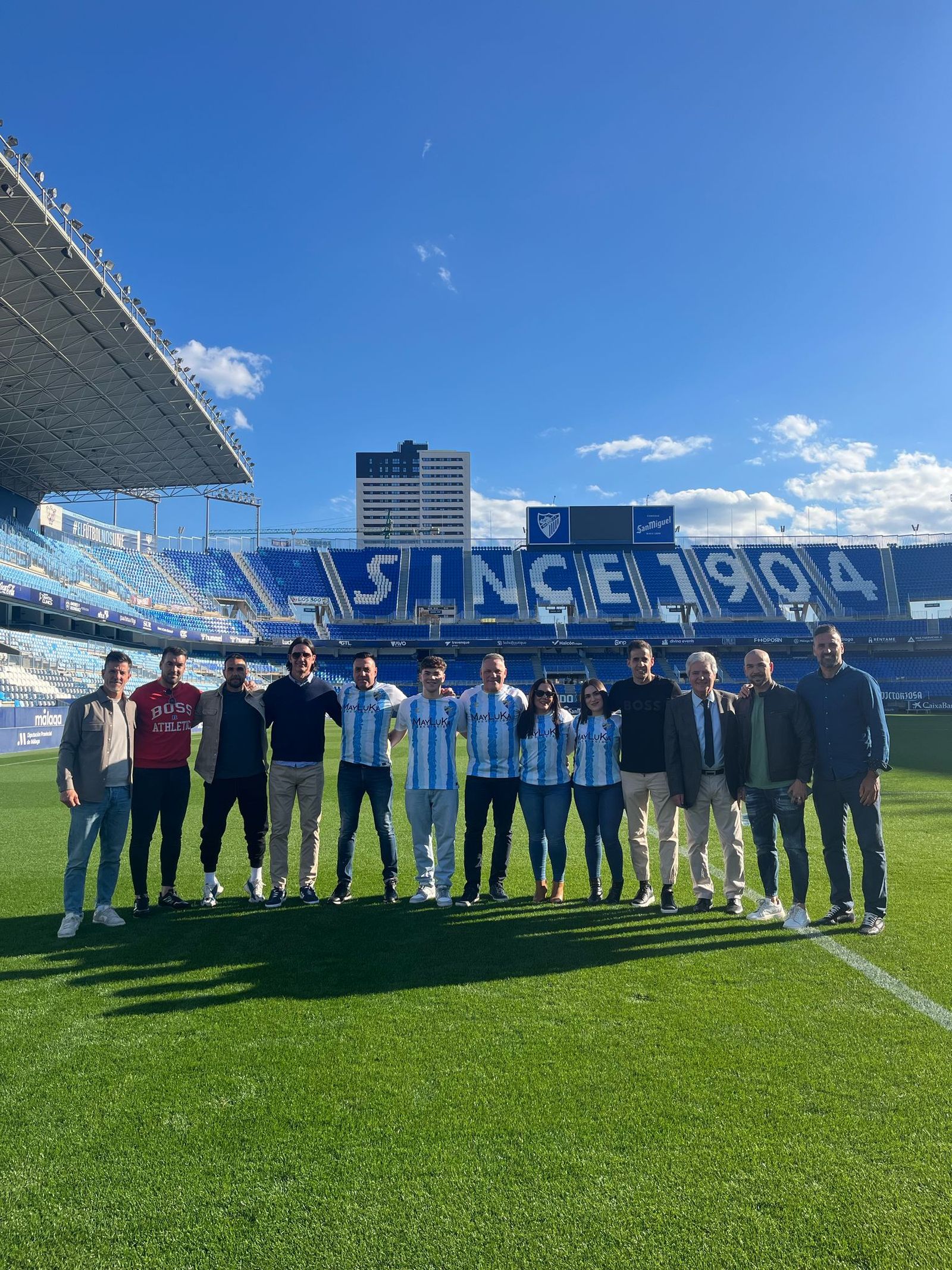 Los veteranos del Málaga CF tienen nuevo patrocinador: MayLuka Decoración