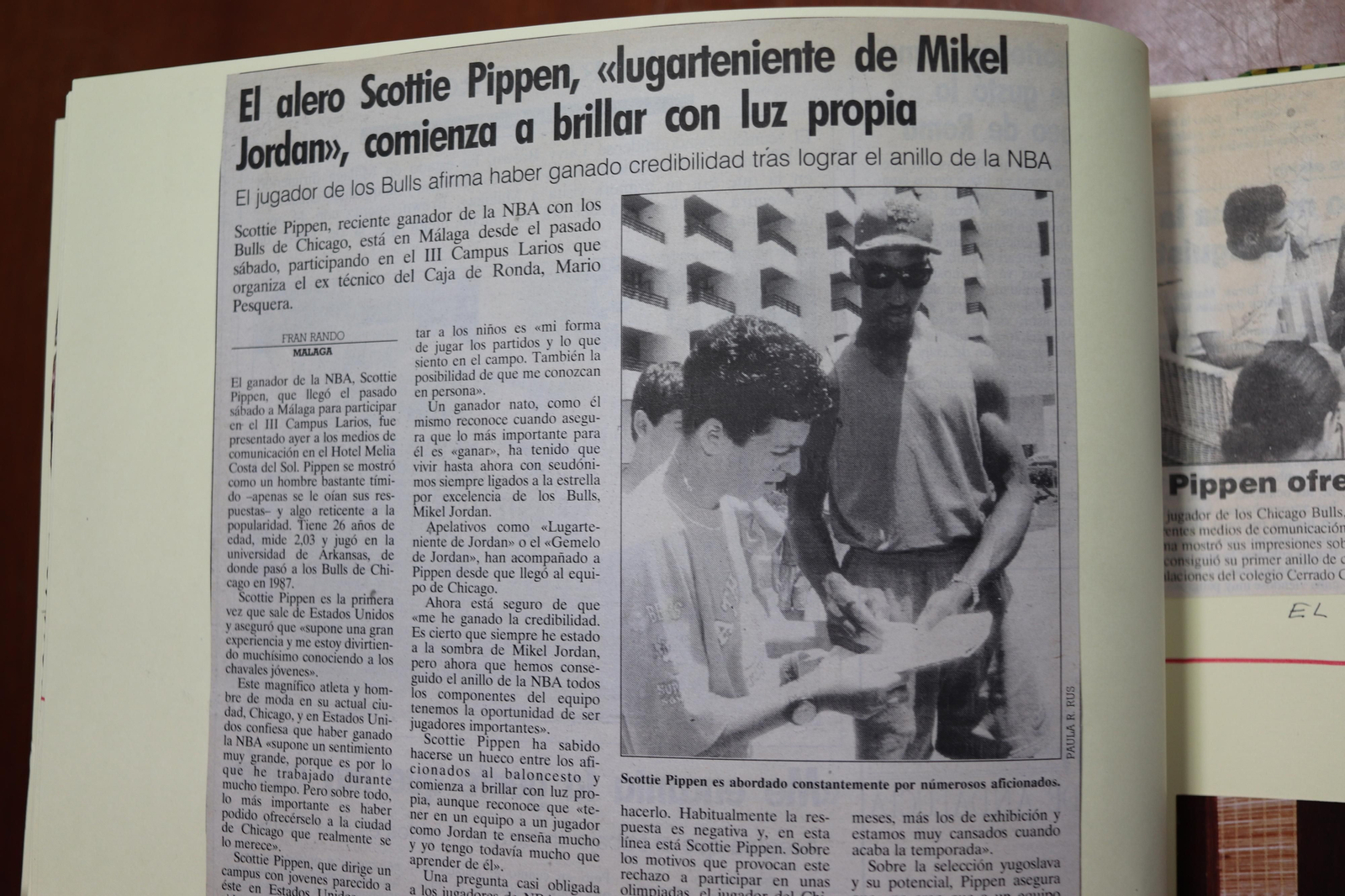 Los recuerdos deportivos del Meliá Costa del Sol