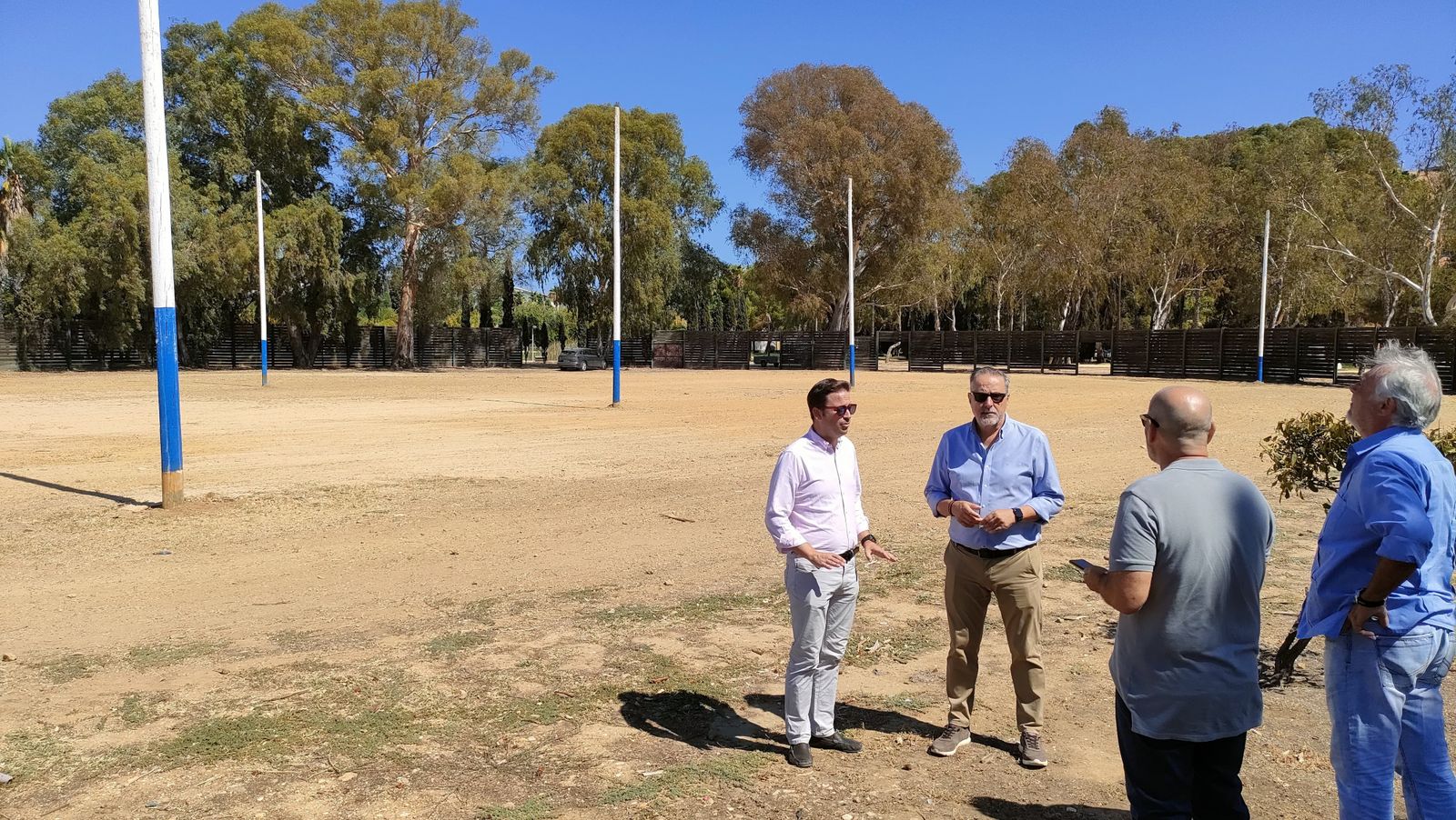 Los técnicos del Ayuntamiento visitan el parque