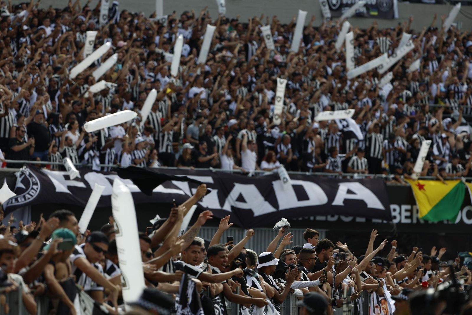 Las fotos de una final de la Libertadores histórica; Botafogo, campeón con 10, ante Atlético Mineiro