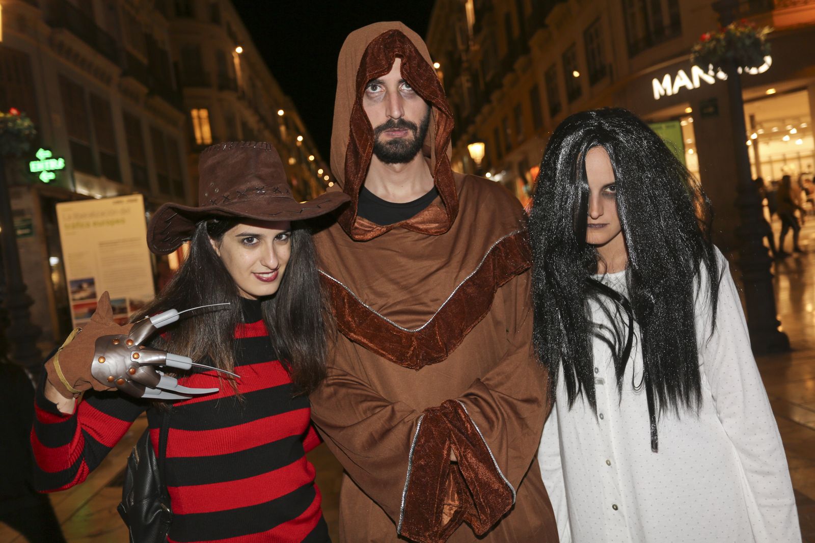 Las fotos de la noche de Halloween en Málaga