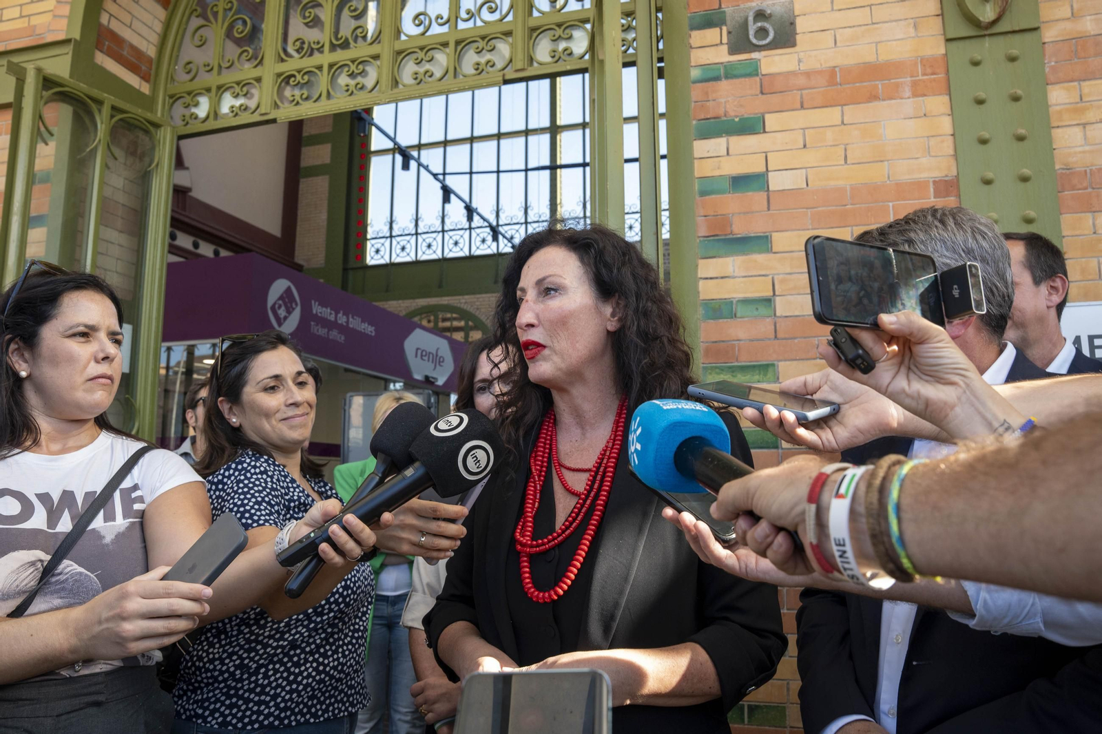 Las mejores imágenes de las obras de integración ferroviaria en Almería