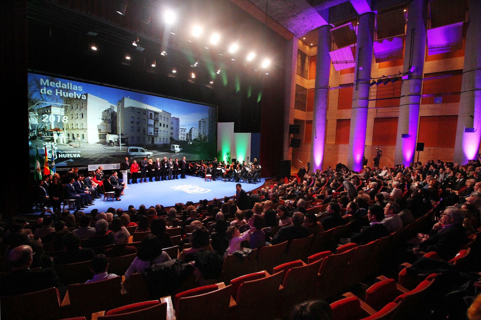 Imágenes de la entrega de las Medallas de Huelva 2018.