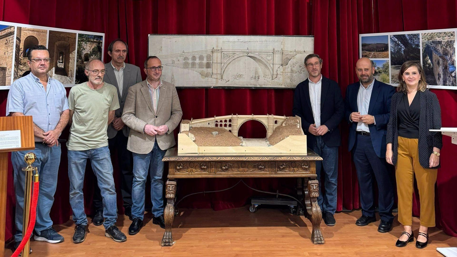 Inauguración de la exposición.