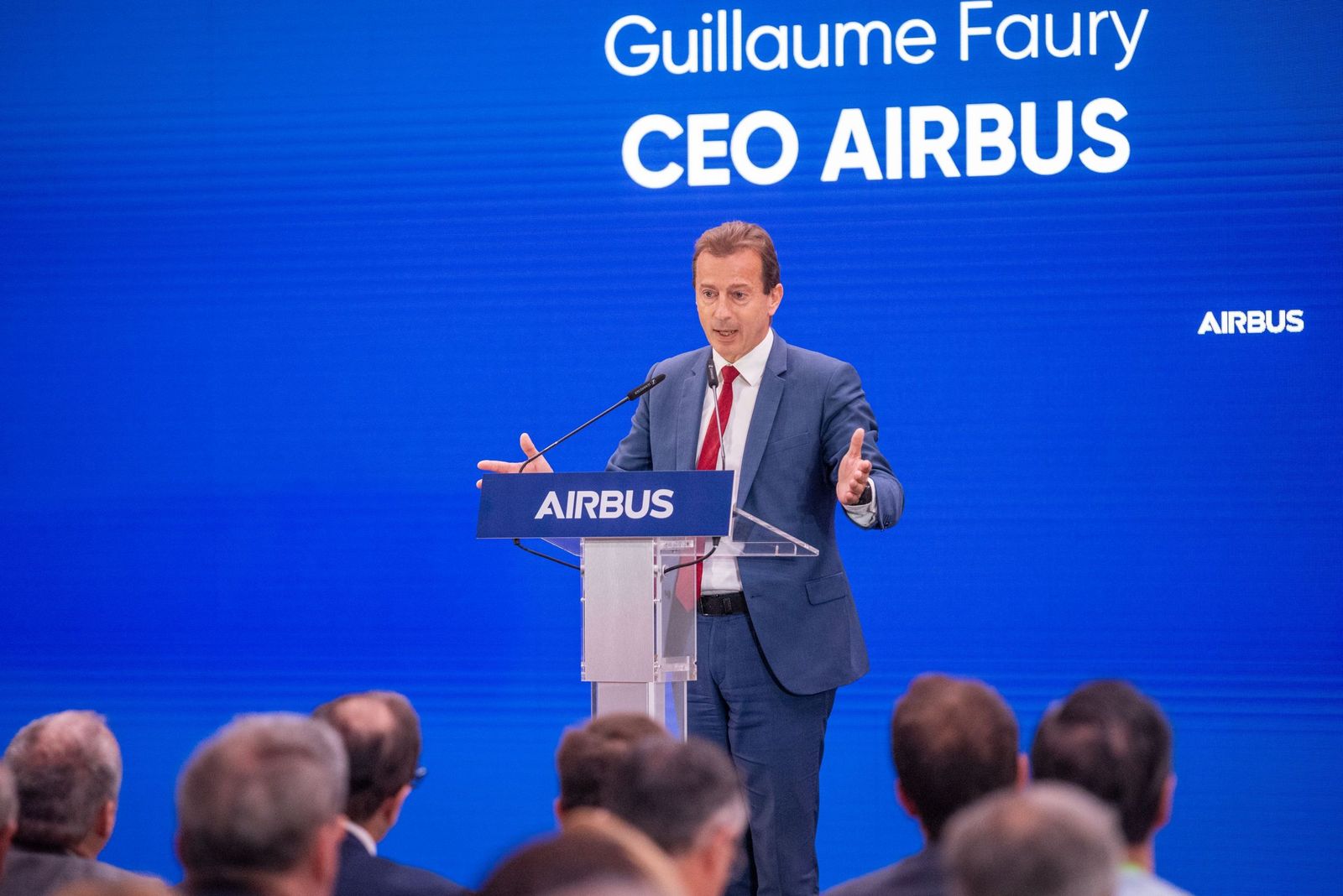 Guillaume Faury, CEO de Airbus, en una imagen de archivo.