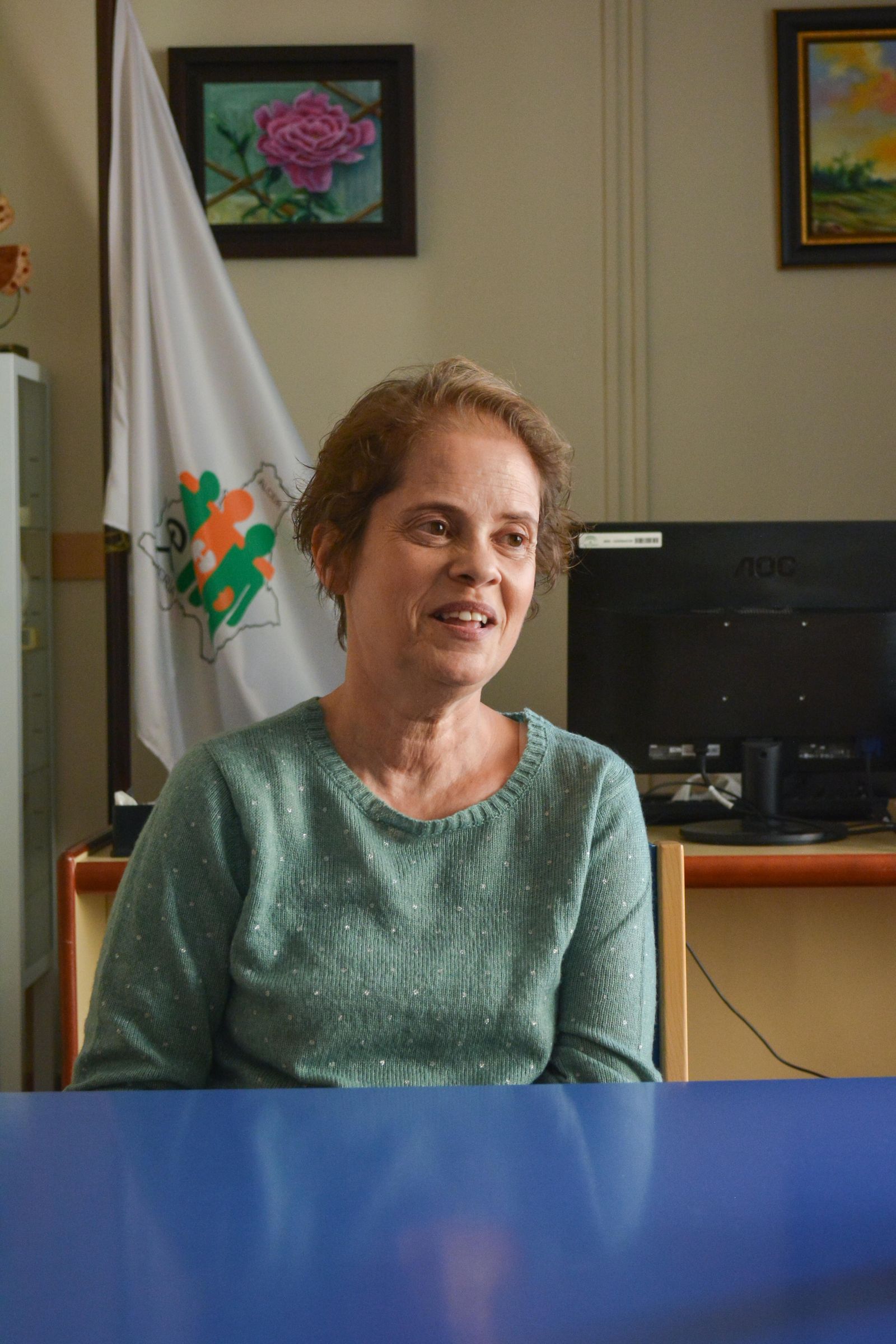 Marta Moreno, presidenta de ALCER Almería