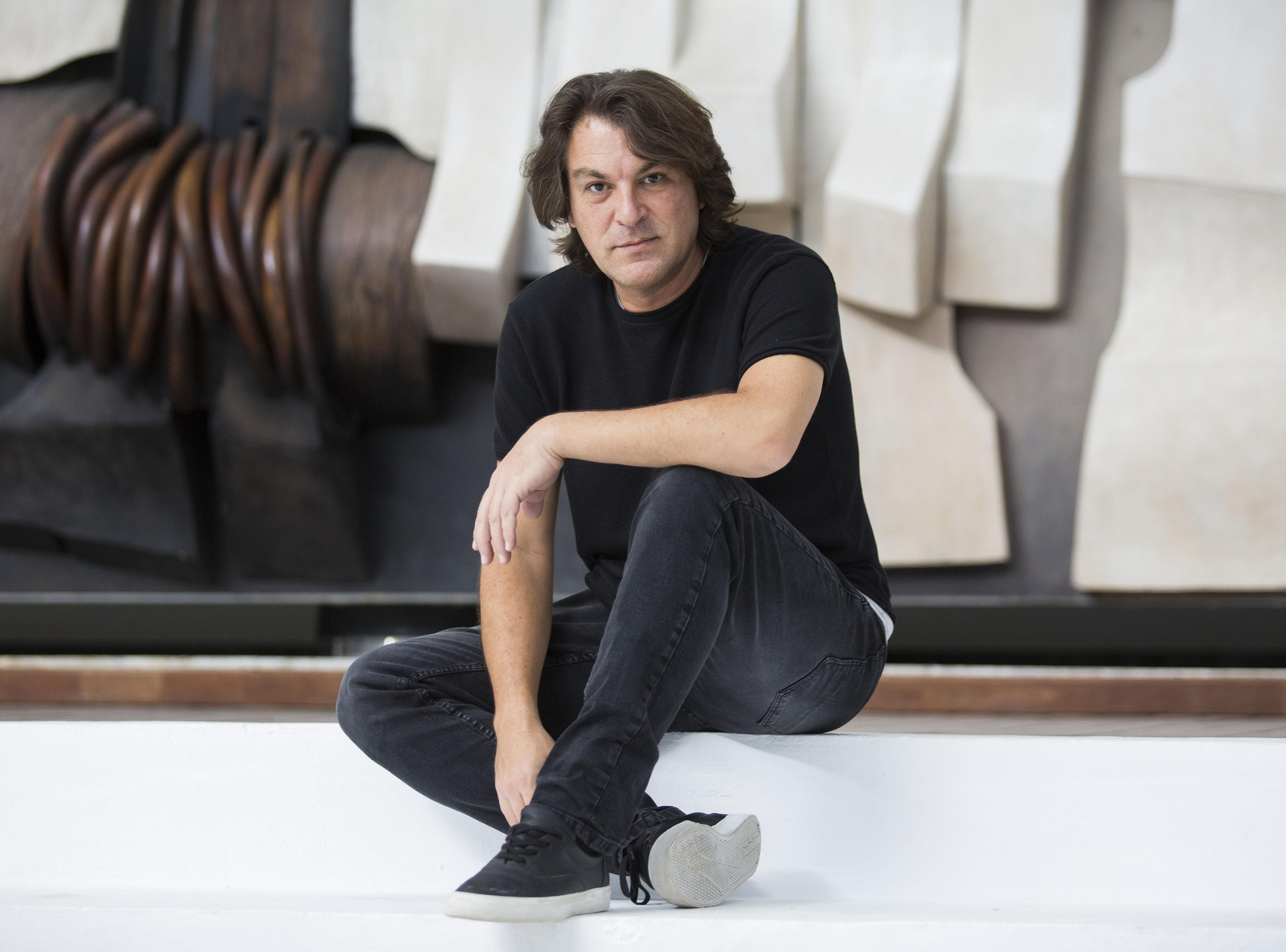 David Peña Dorantes (Lebrija 1969), fotografiado momentos antes de la entrevista.