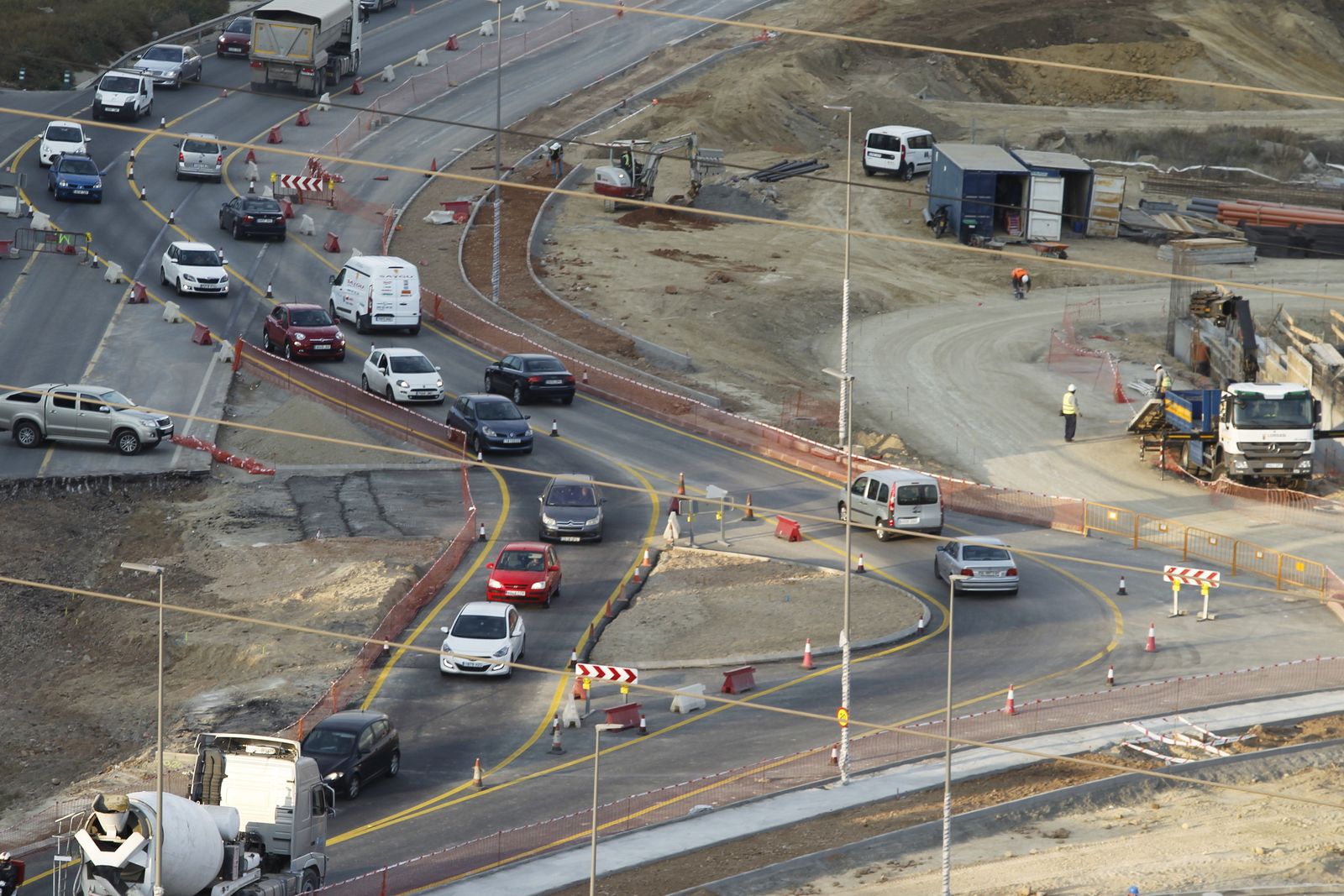 El cuarto carril de la Cuesta de los Callejones, más cerca