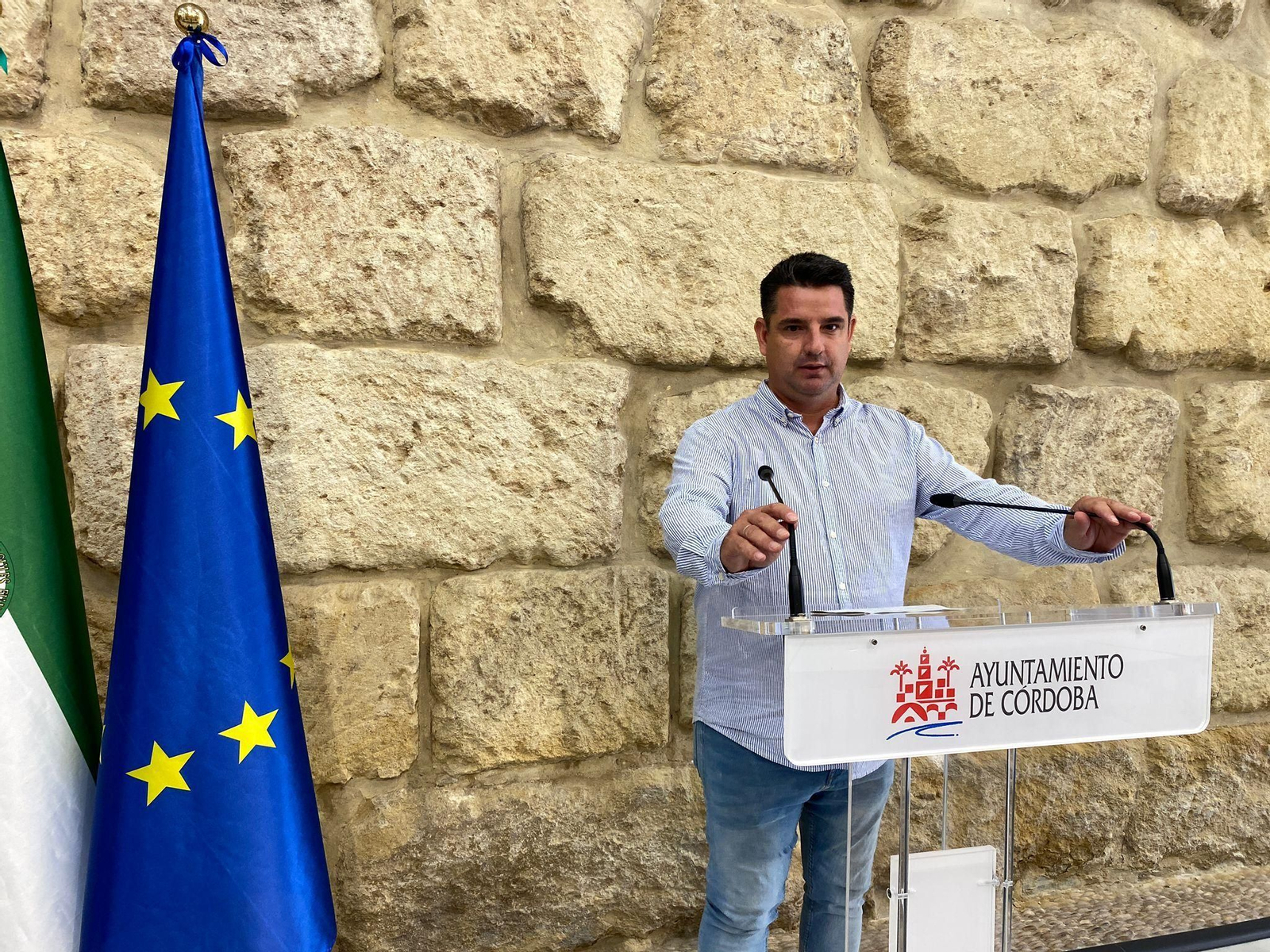 El portavoz de IU en el Ayuntamiento de Córdoba, Pedro García.