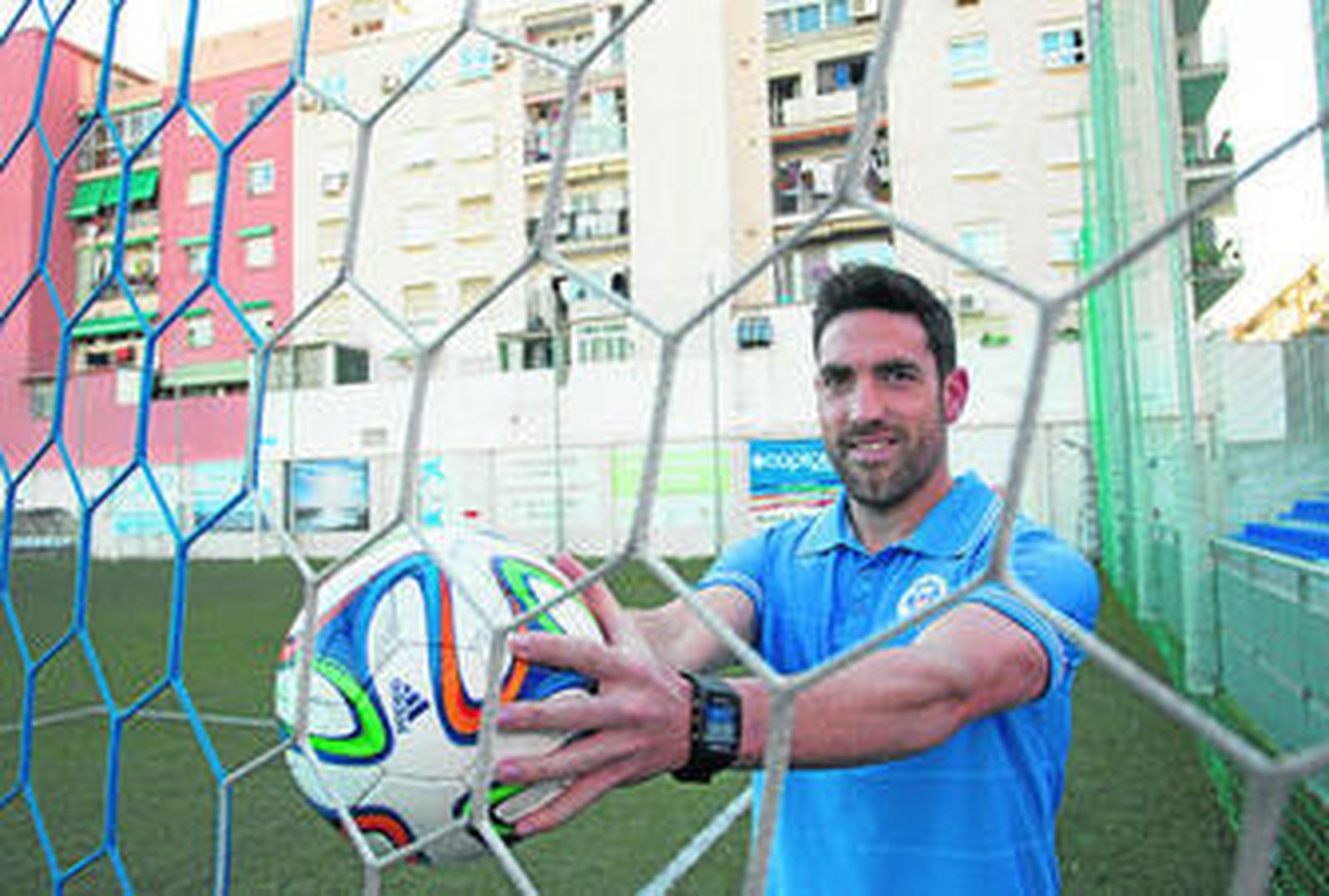 Fran Marmolejo, en las instalaciones del Nuevo San Ignacio.