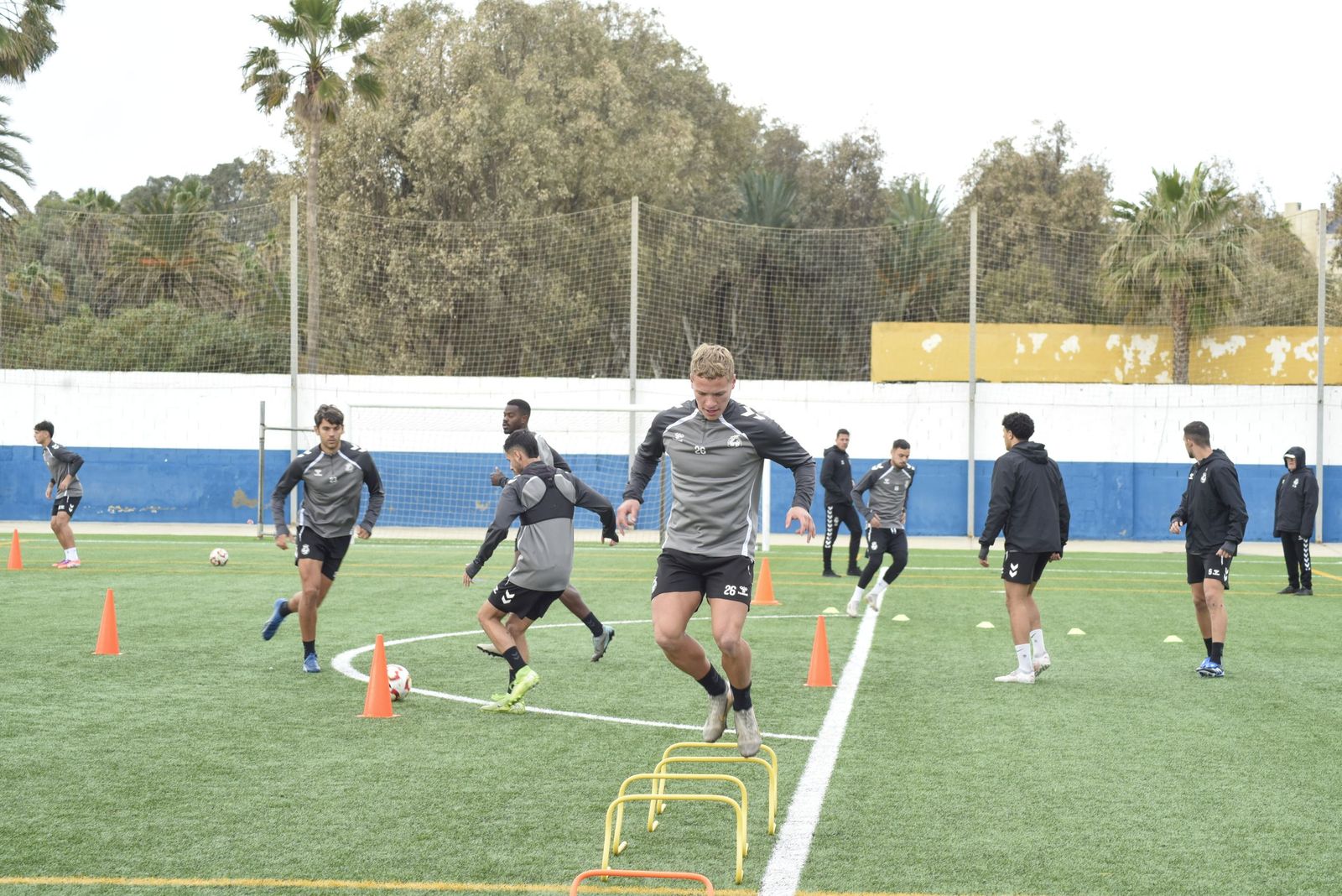 Las fotos del primer entrenamiento de Ángel Mancheño con la Balona