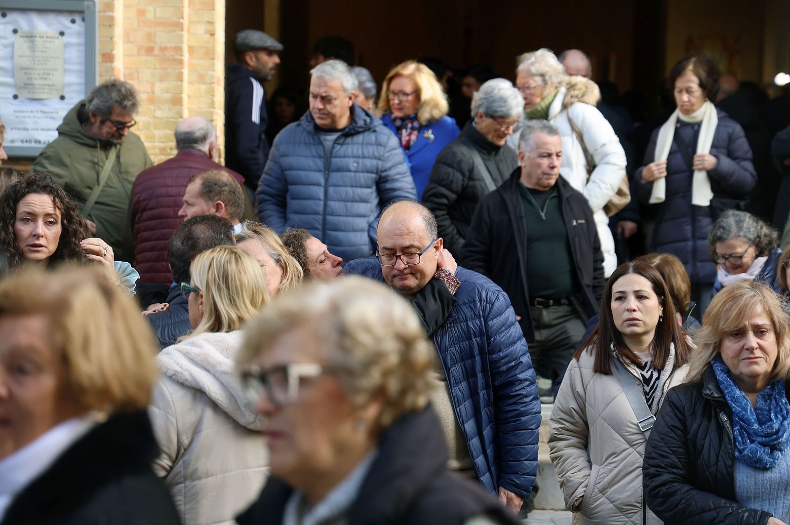 Fotografías de la misa de despedida a David Cordón