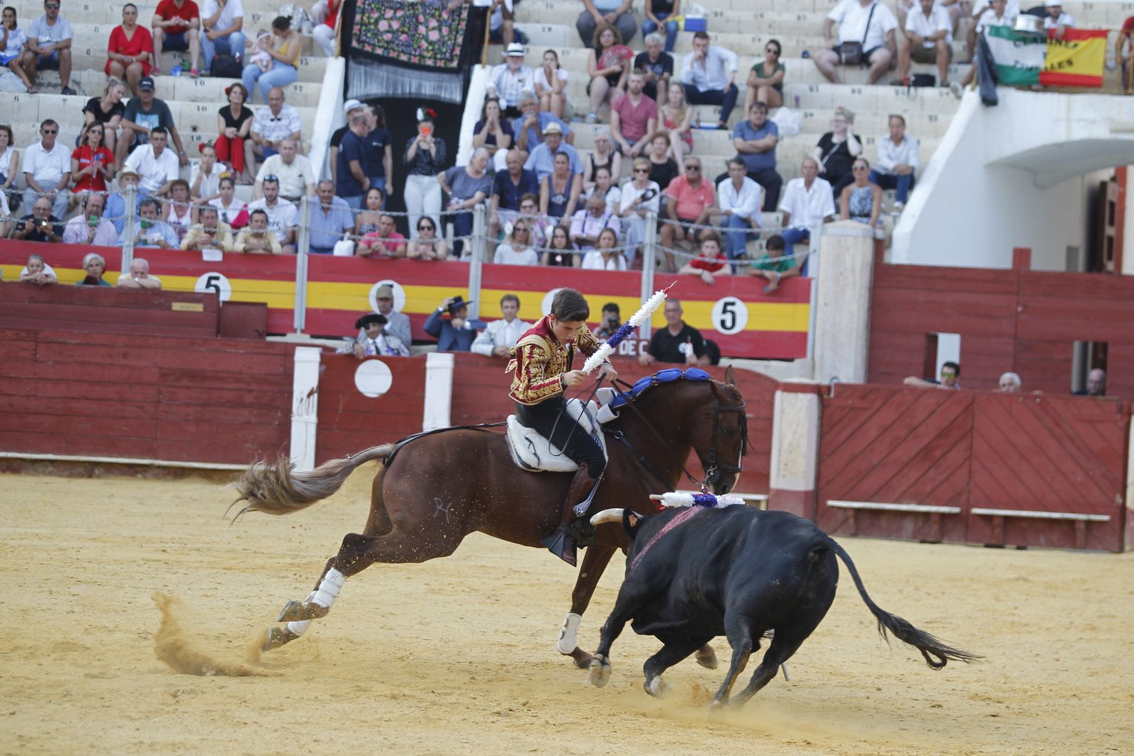 Fotogalería corrida de rejones. Feria de Almería 2019