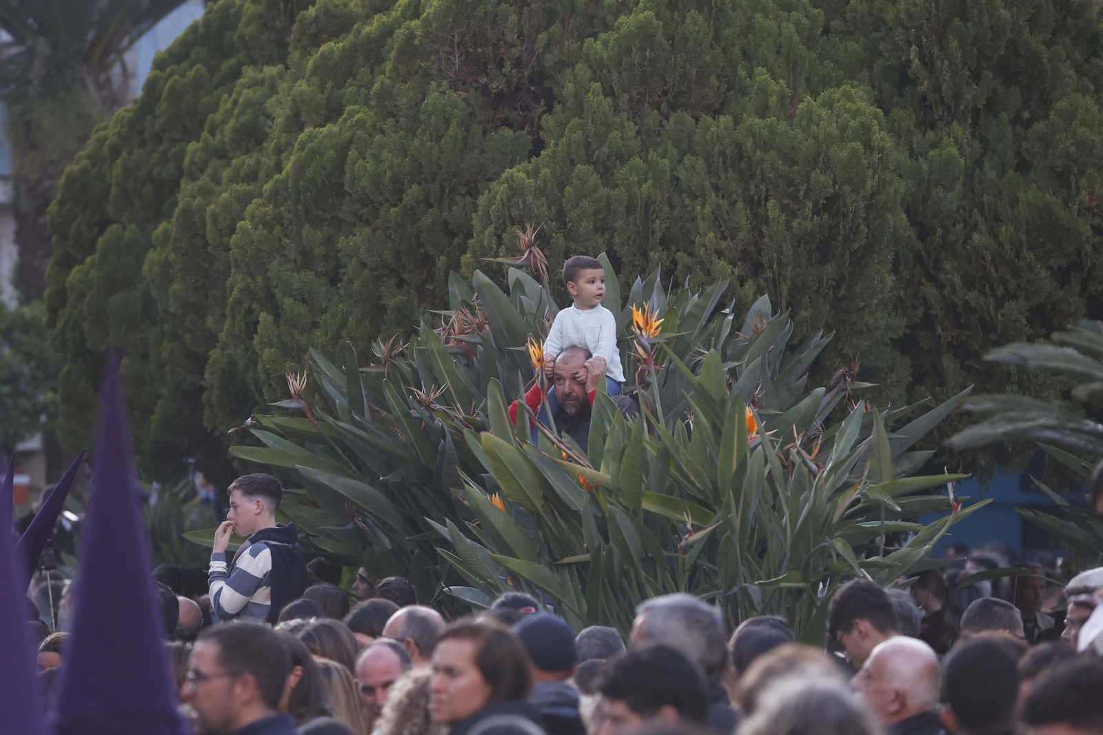 Fotos del Jueves Santo en La Línea: Perdón, Gran Poder y Angustias
