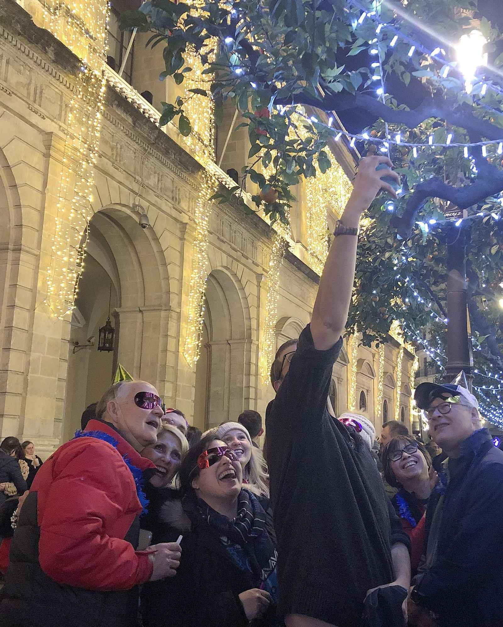 Las imágenes de la Nochevieja en Sevilla