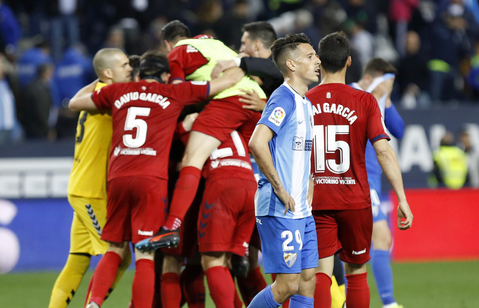 Las imágenes del Málaga-Osasuna