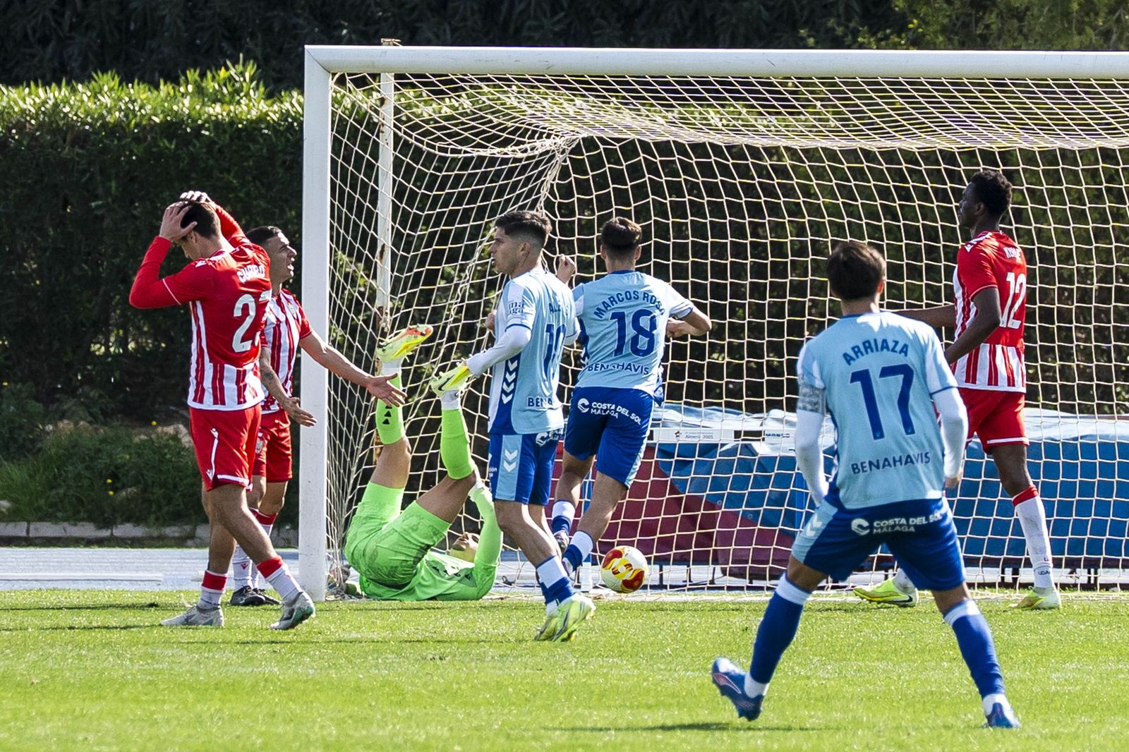 Las imágenes del Almería B y Atlético Malagueño en el Anexo de los Juegos Mediterráneos