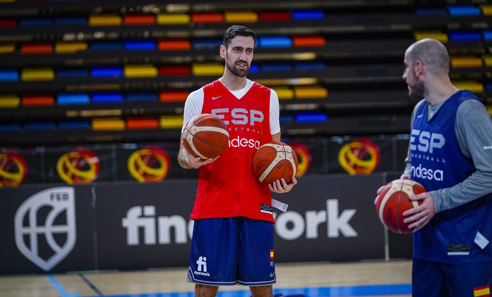 Fotos: Los jugadores del Unicaja ya entrenan con España