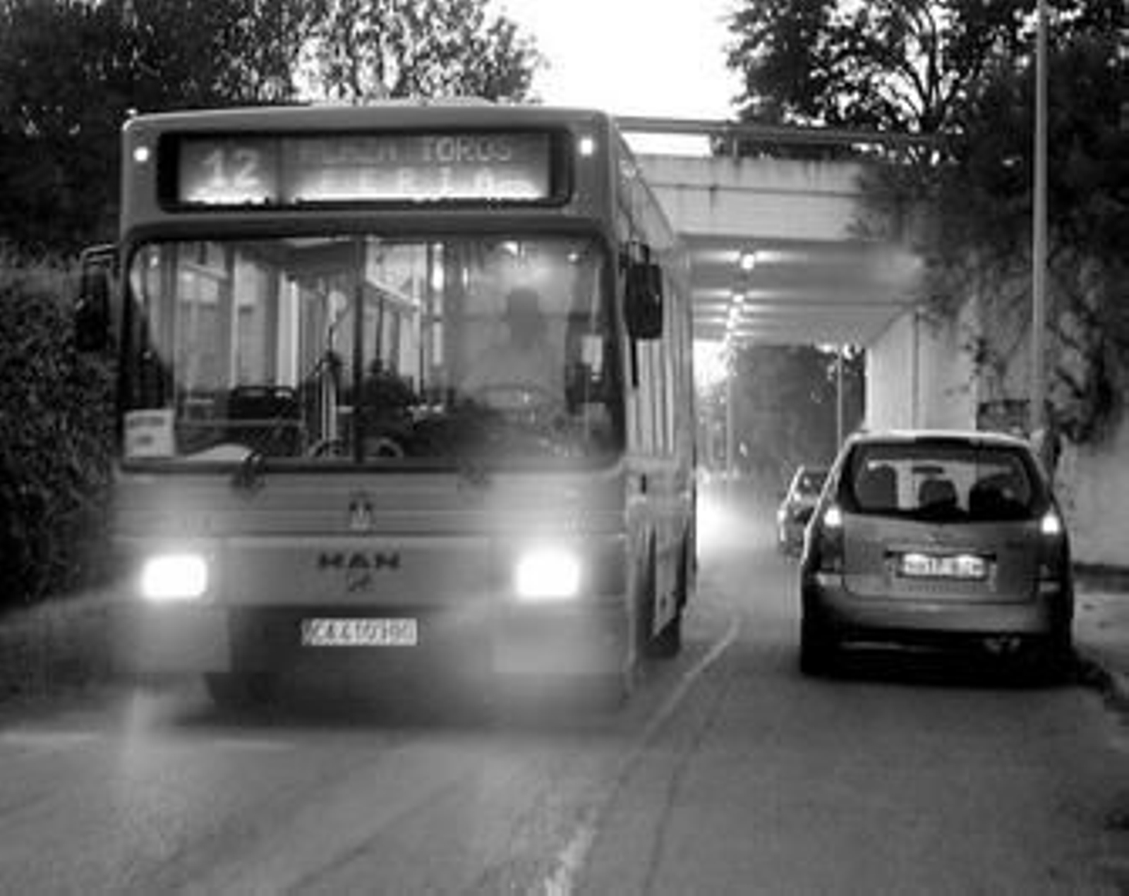Hasta ahora los únicos autobuses nocturnos eran los que cubrían el servicio especial de la Feria.