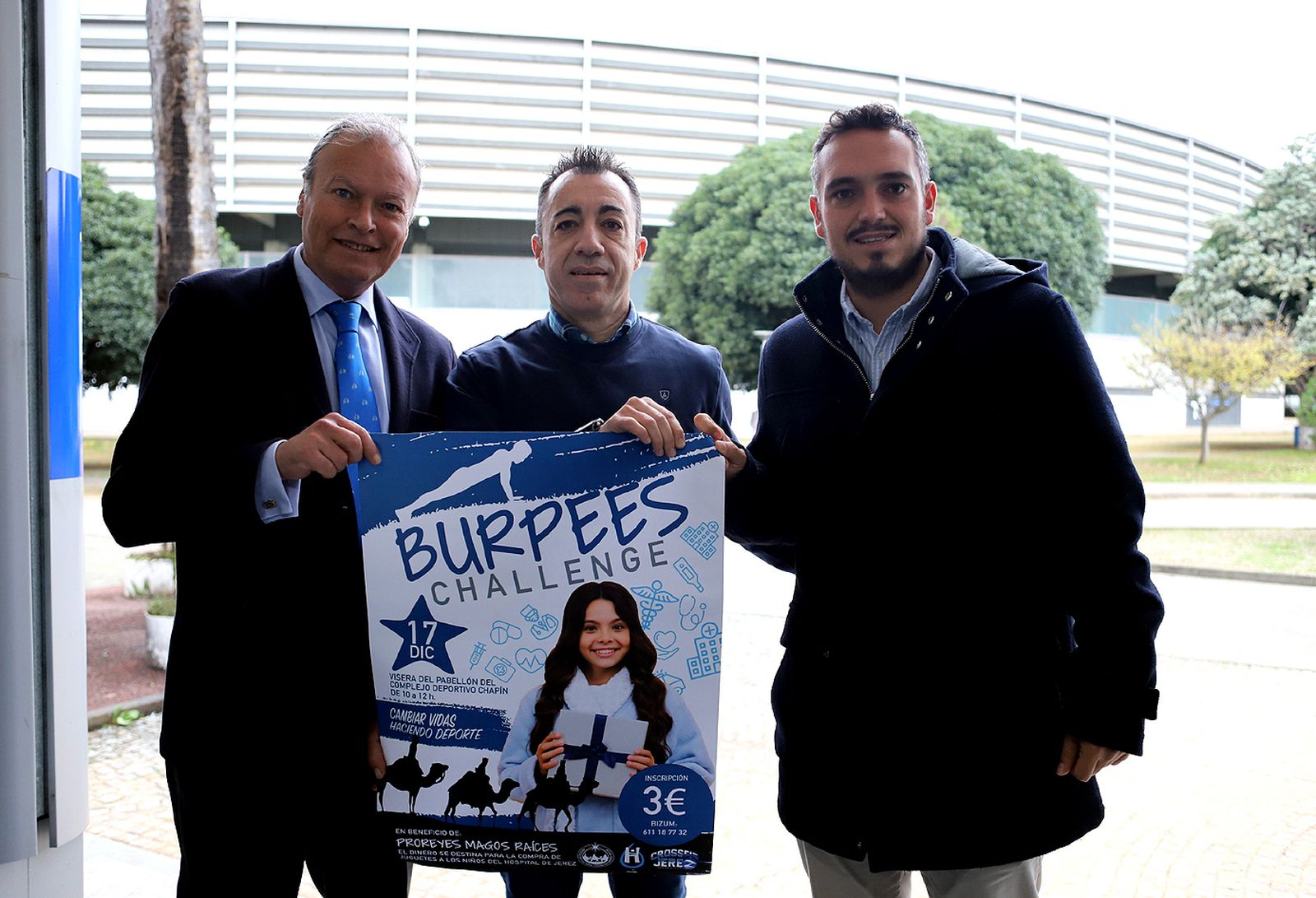 José Antonio Salas, Humberto Otero y Jesús Alba.