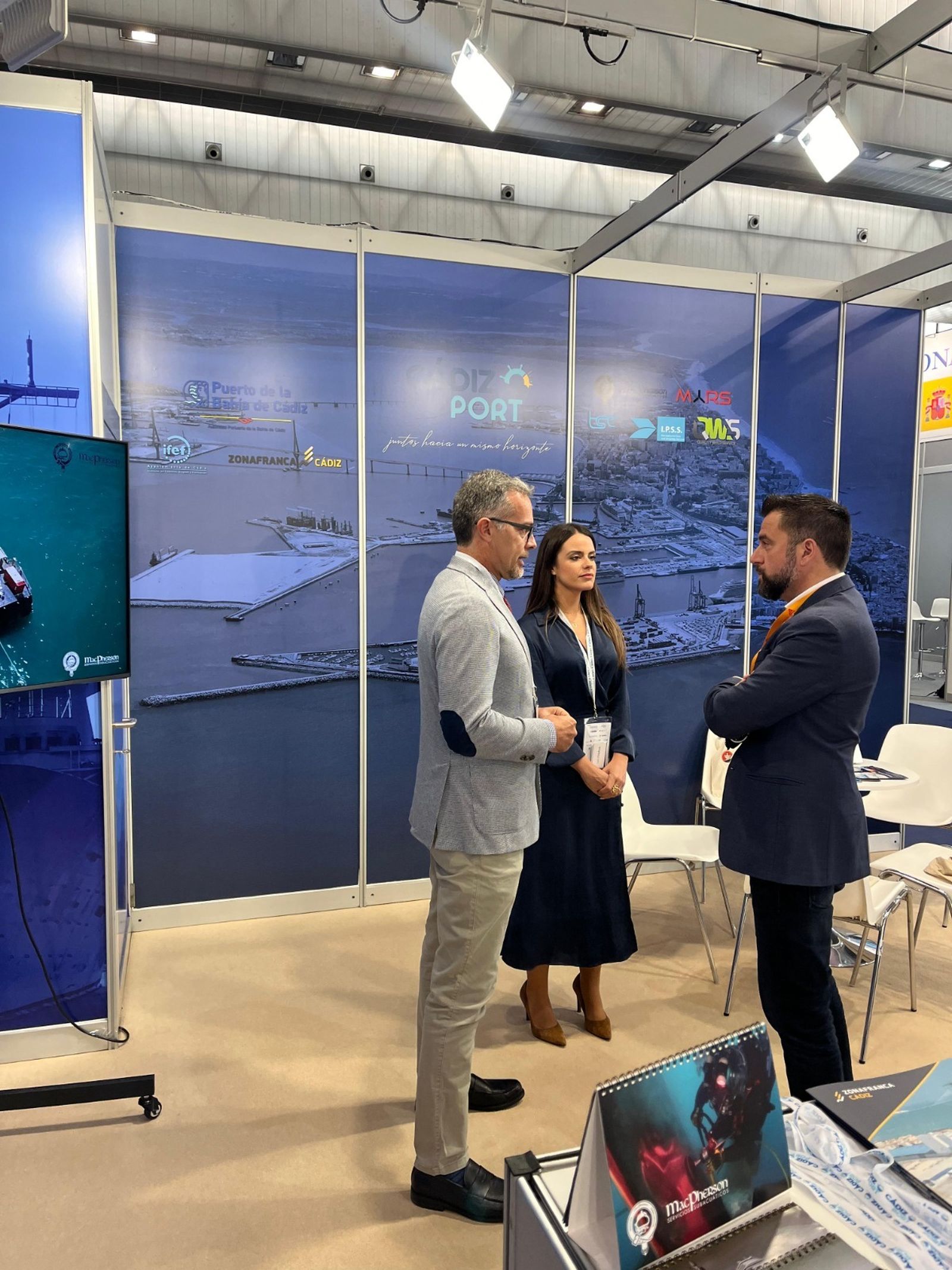 Fran González estuvo presente en los actos promocionales del puerto de Cádiz