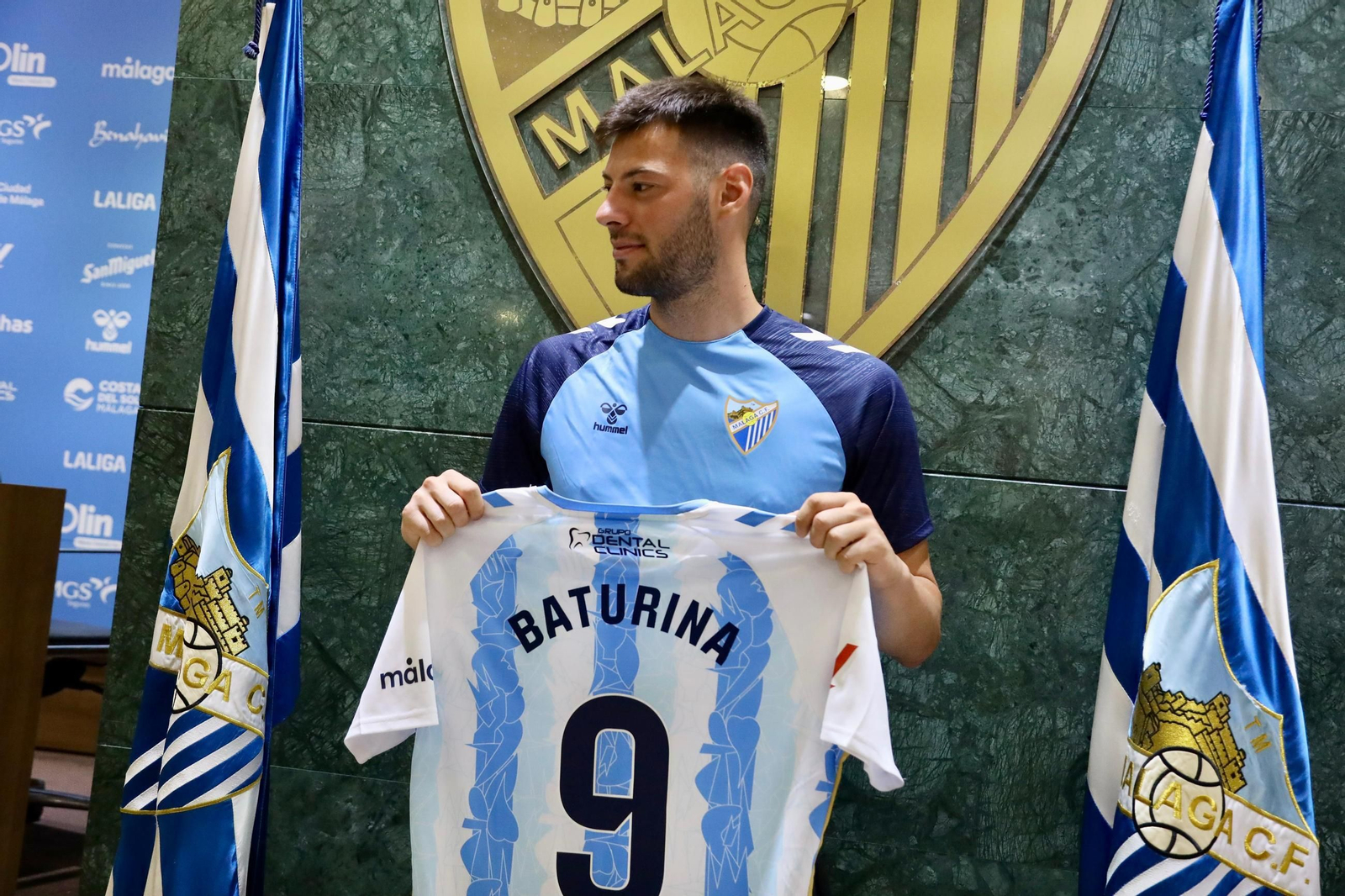 Roko Baturina, así luce el 9 del Málaga CF