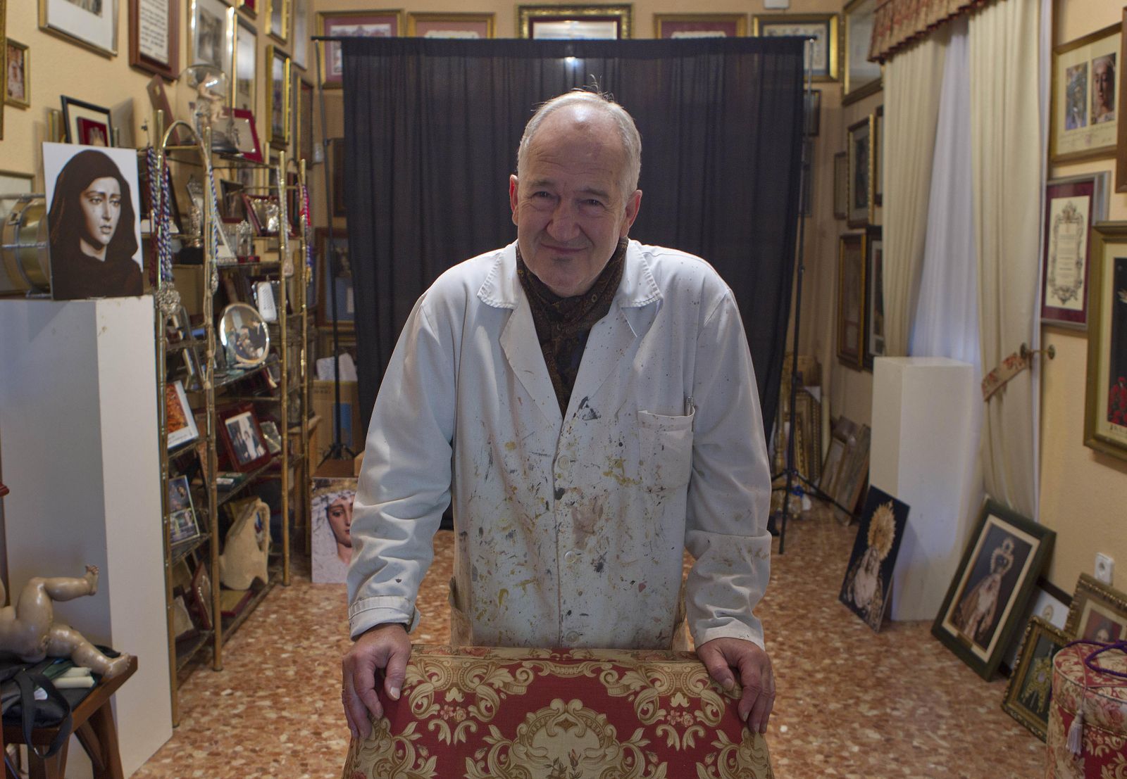 El imaginero Luis  Álvarez Duarte.