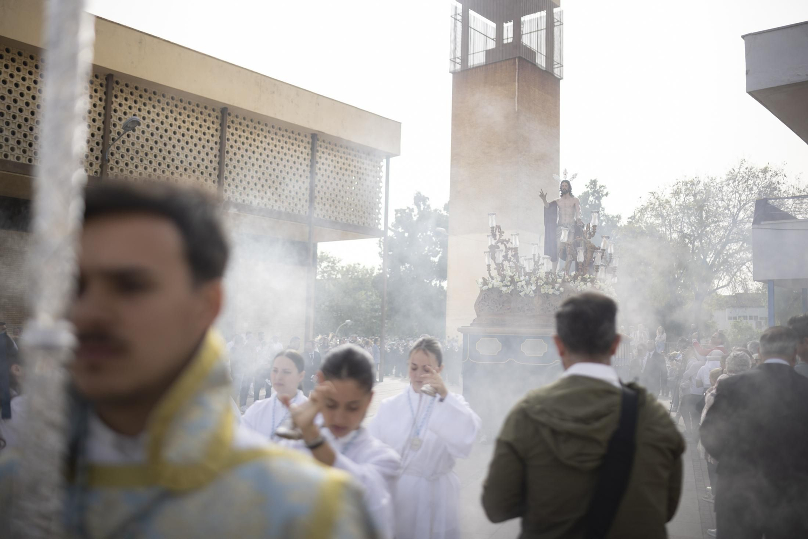 La Hermandad del Resucitado de la Semana Santa de Huelva 2023, en imágenes