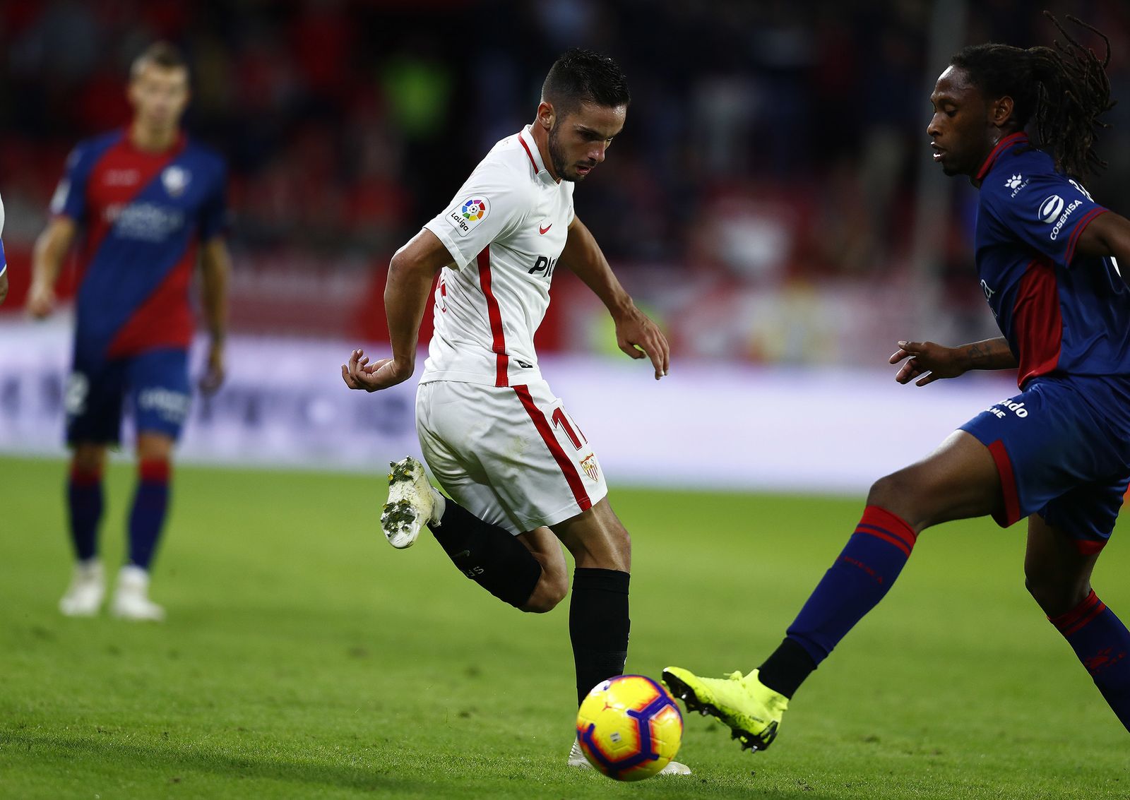 El Sevilla-Huesca, en imágenes