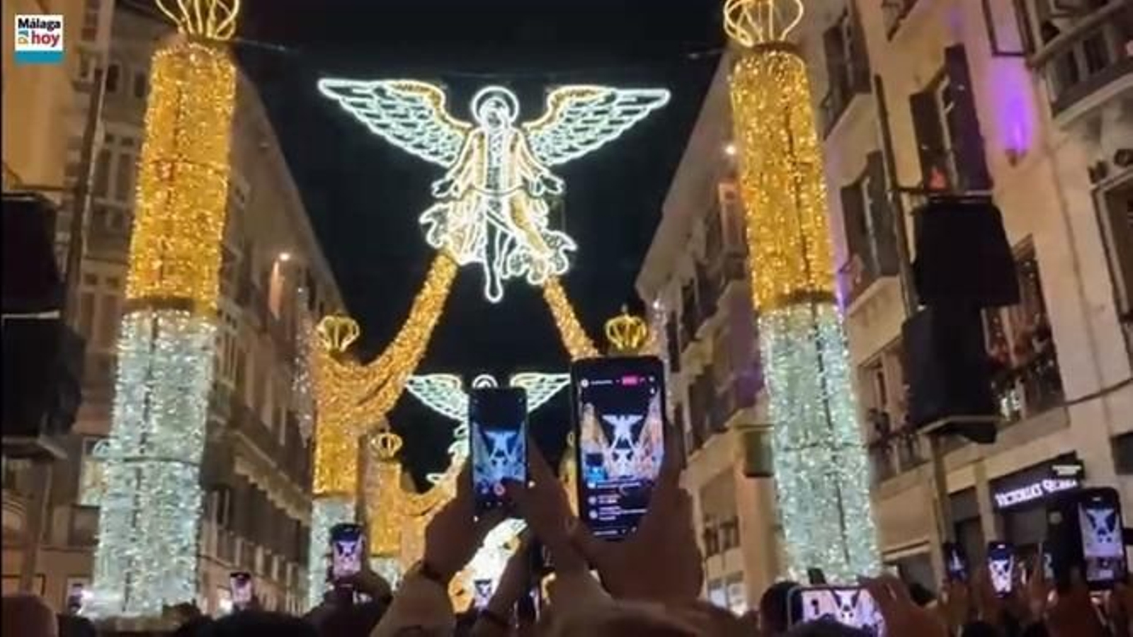 Iluminación navideña de Málaga