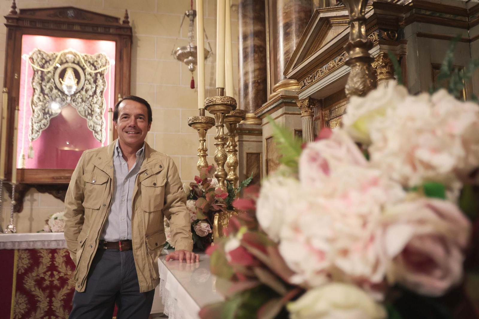 Joaquín Vallejo, hermano mayor de la Hermandad del Rocío de Jerez.