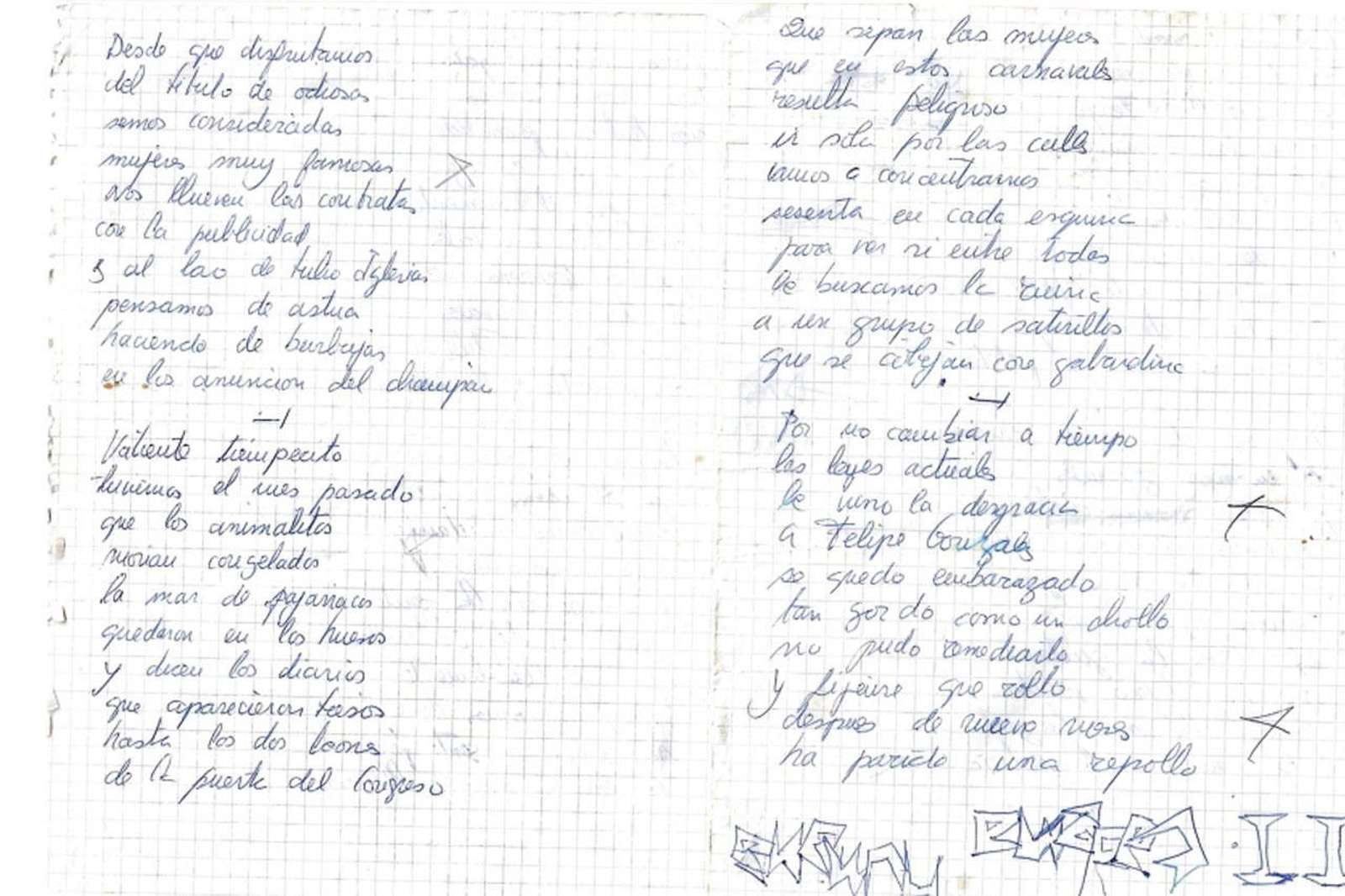 Cuplés de la chirigota ilegal feminista Las ¡Oh! Diosas.