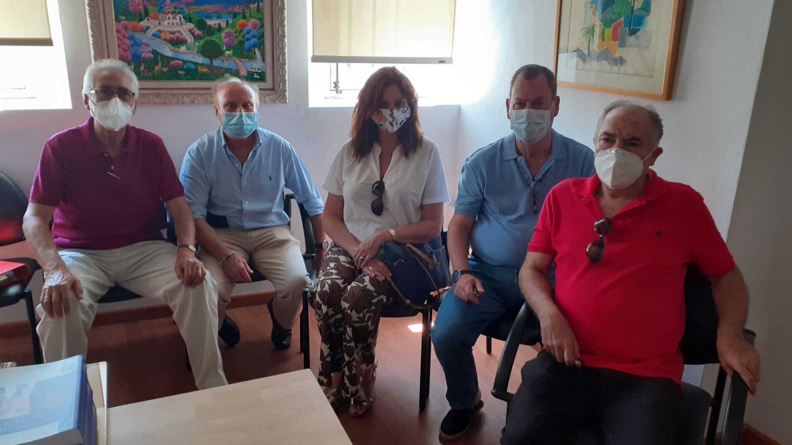 Una imagen del acto de constitución de la Junta de Compensación.