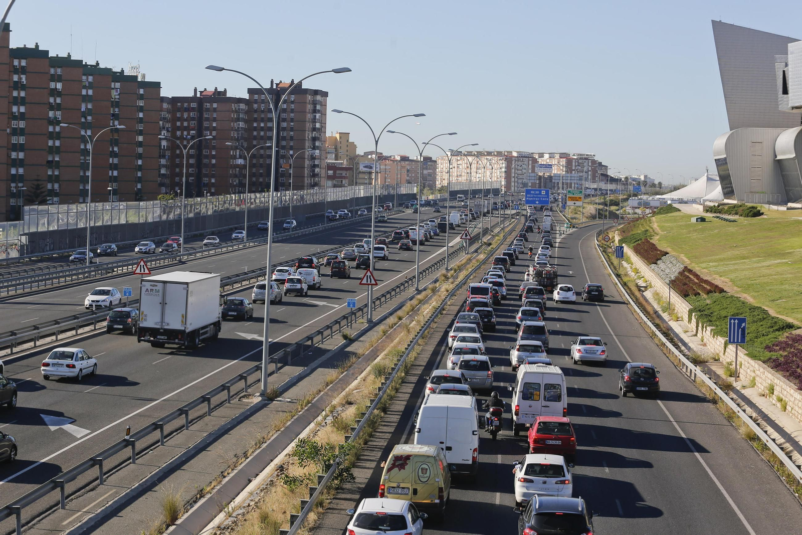 Imagen de archivo de la MA-20 en Málaga.
