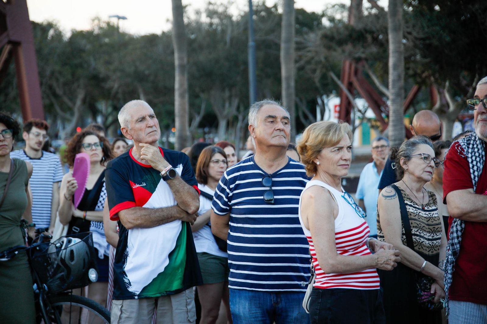 Imágenes de la manifestación en Almería por el genocidio en Palestina