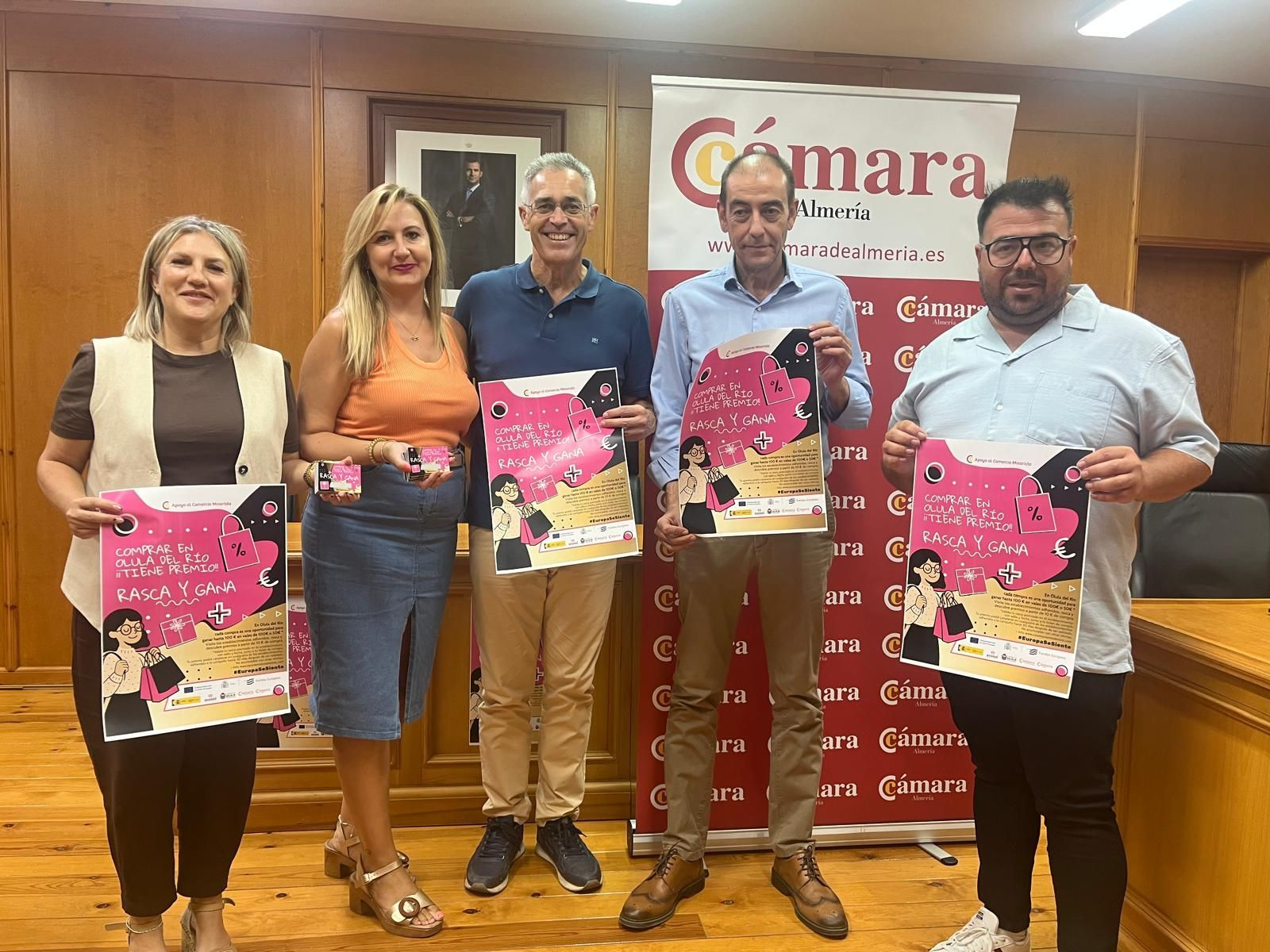 Presentación de la campaña de dinamización del comercio minorista de Olula del Río.