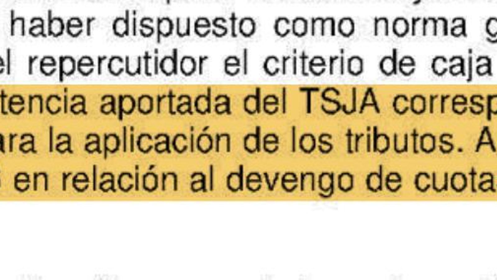 Sentencias no vinculantes para Hacienda