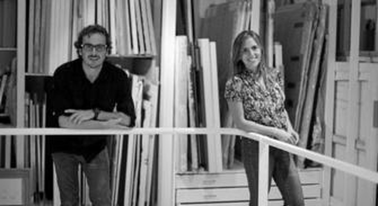 Julio Criado y Carolina Barrio de Alarcón, consagrados a un oficio "que va más allá de abrir las puertas y esperar que la gente compre obra".