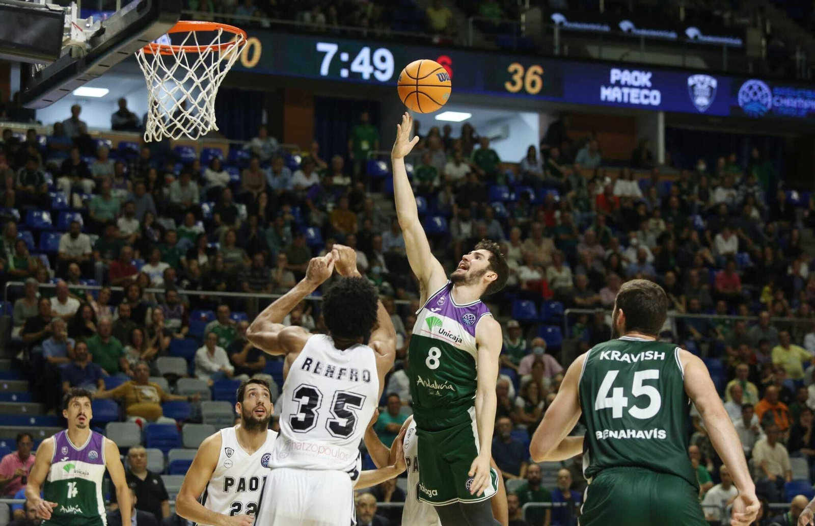 Las fotos del Unicaja - PAOK Salónica