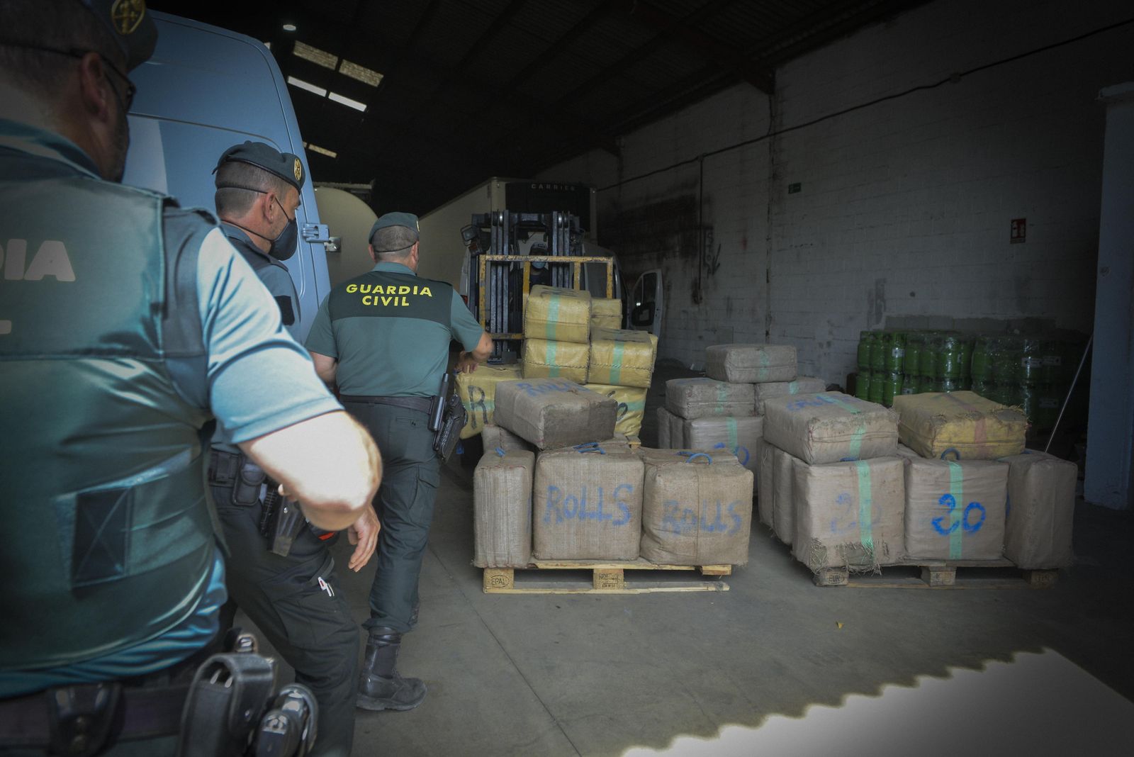 Imagen de archivo de un alijo en Sevilla.