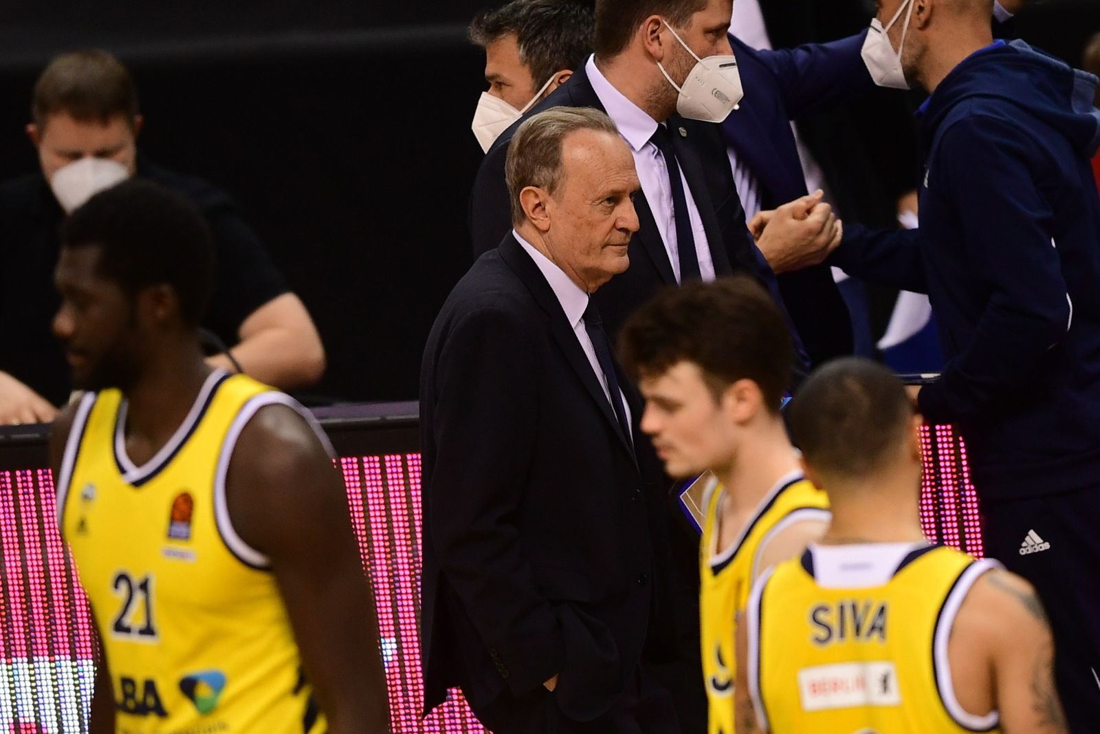 Aíto García Reneses, en su etapa en el Alba Berlín.