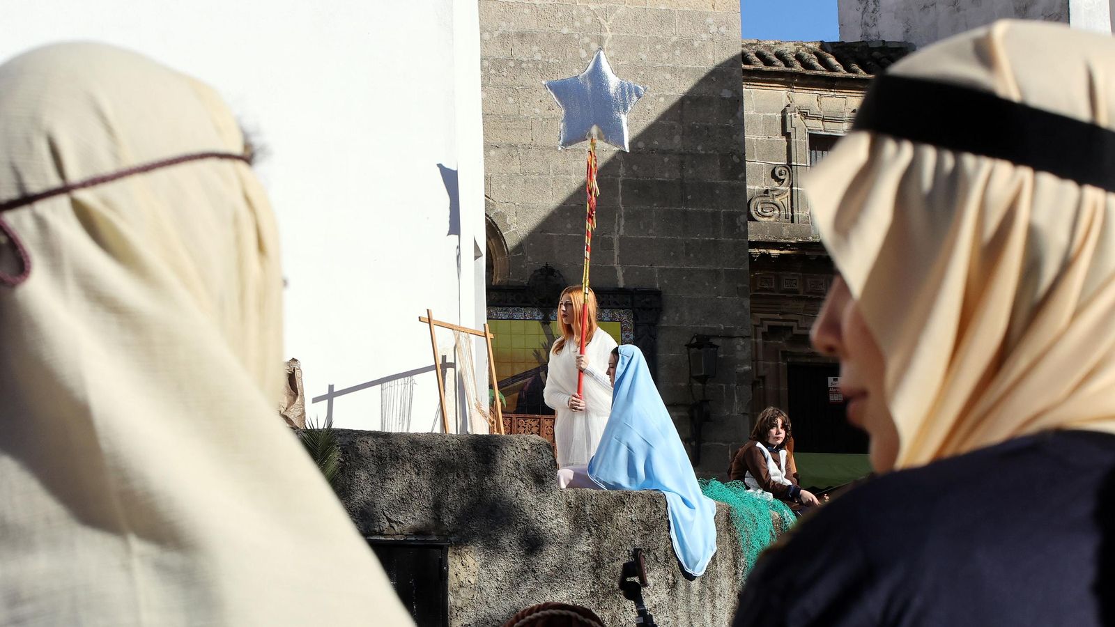 Imágenes del Belén Viviente de la plaza San Lucas en Jerez